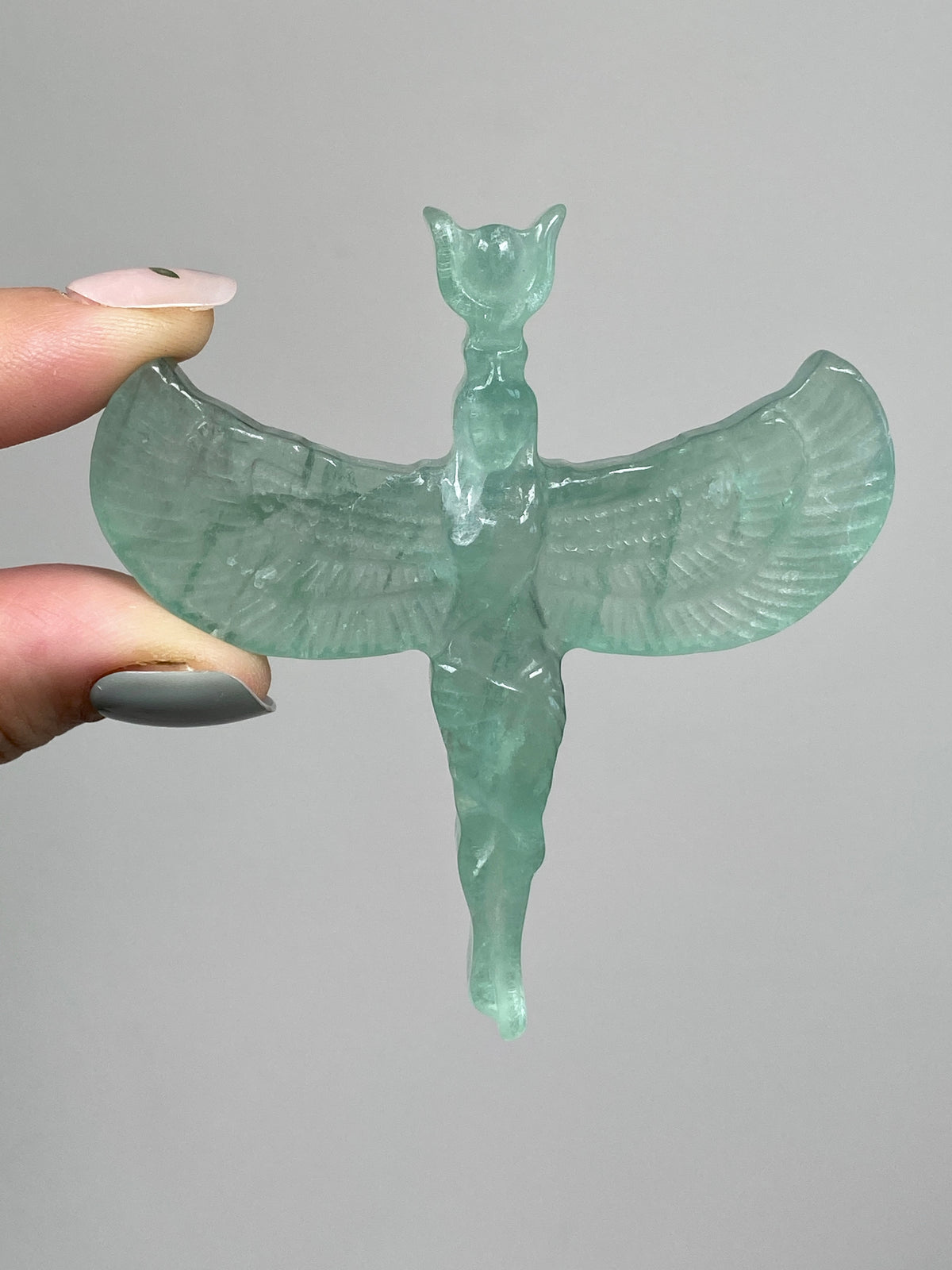 Green Fluorite Goddess Isis (E)