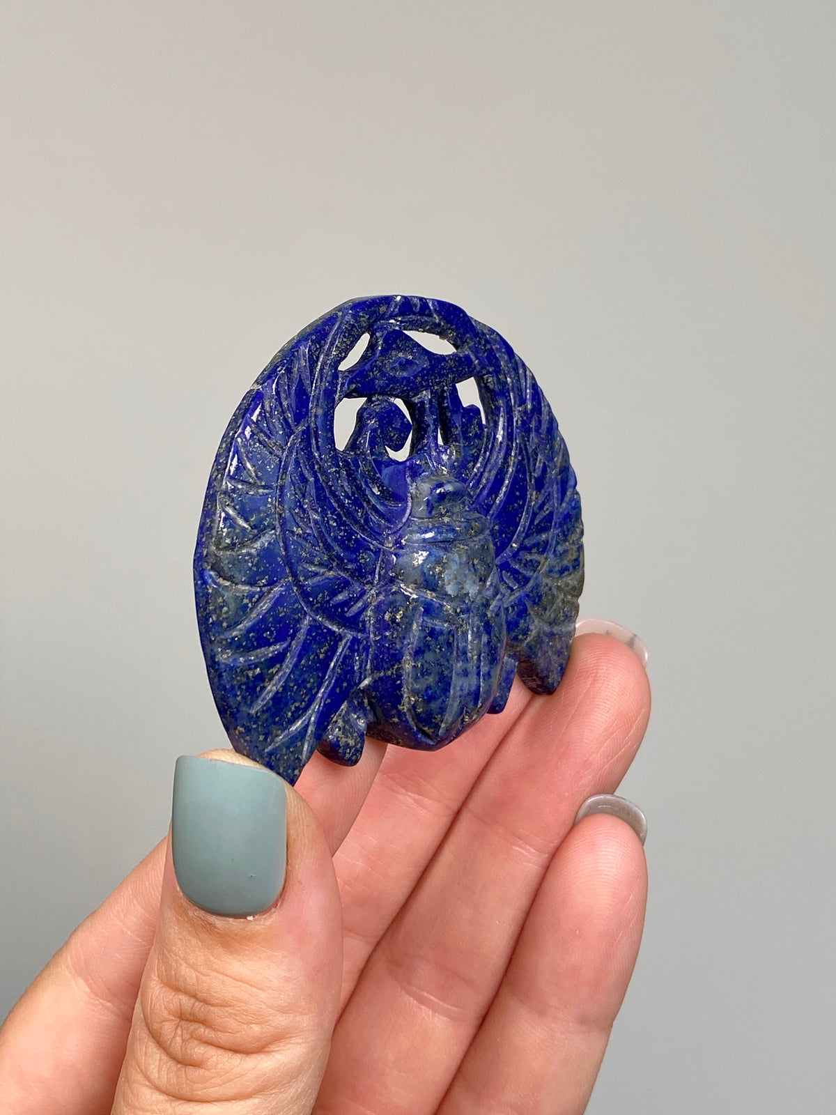 Lapis Lazuli Scarab (C)