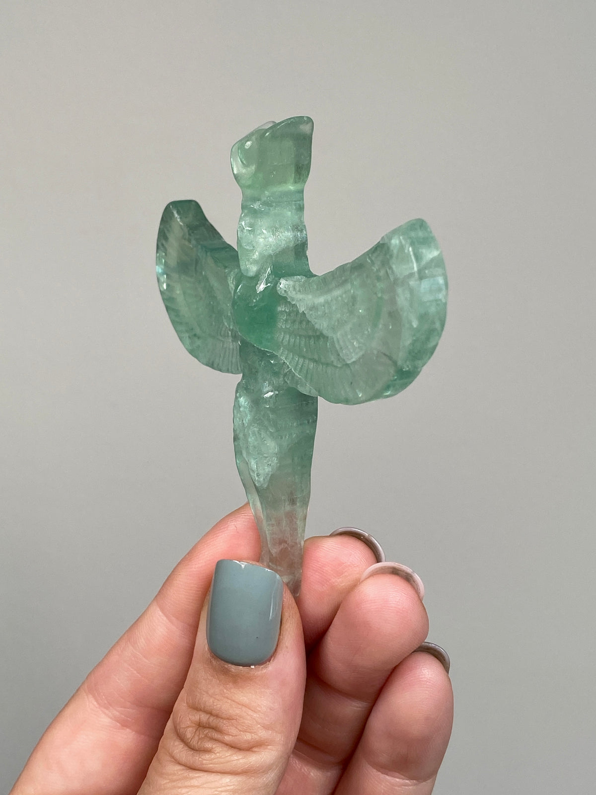 Green Fluorite Goddess Isis (C)