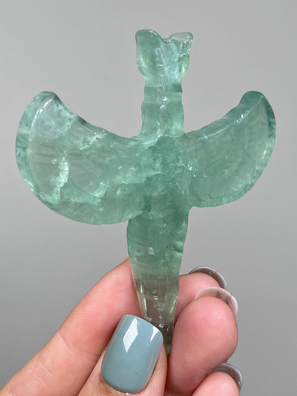 Green Fluorite Goddess Isis (D)