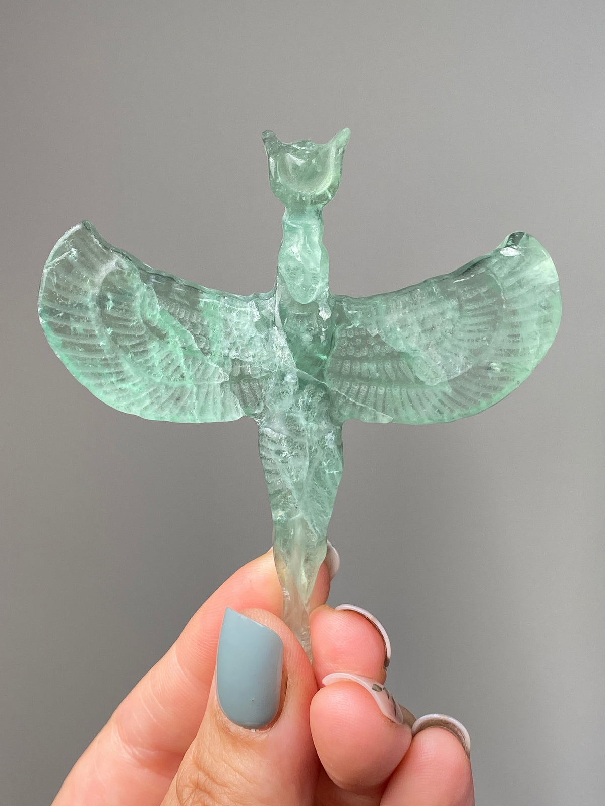 Green Fluorite Goddess Isis (C)