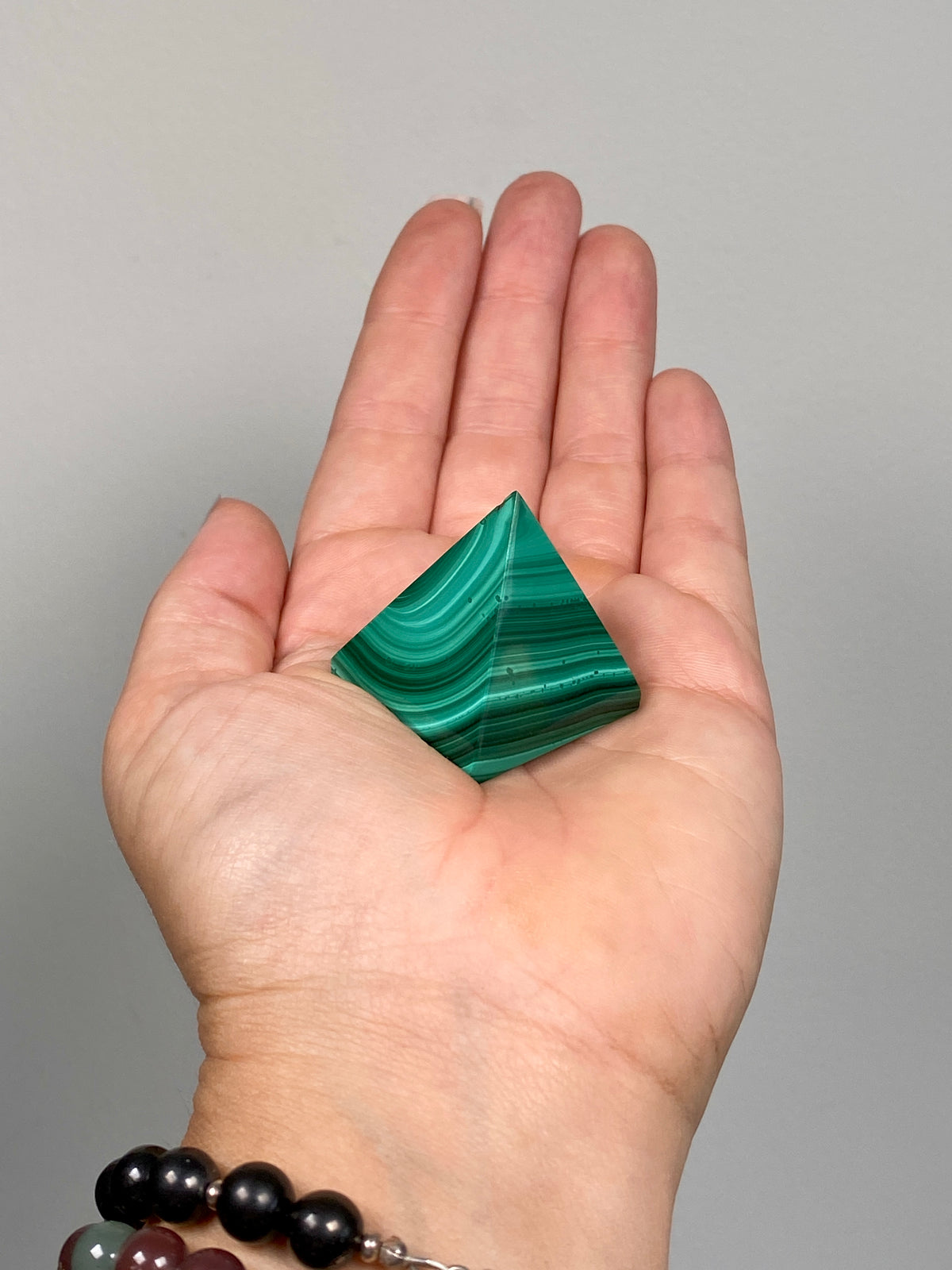 Malachite Pyramid (B)