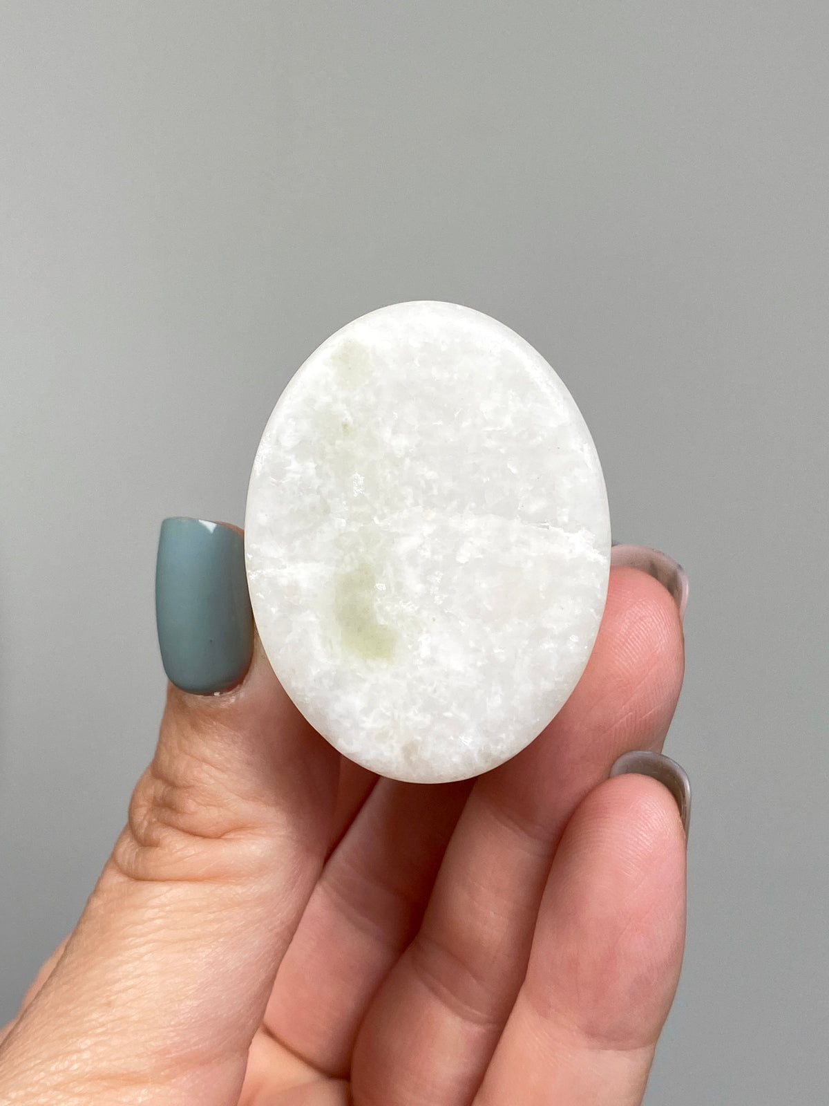 Egyptian Bastet Cat (B) | White Calcite & Serpentine
