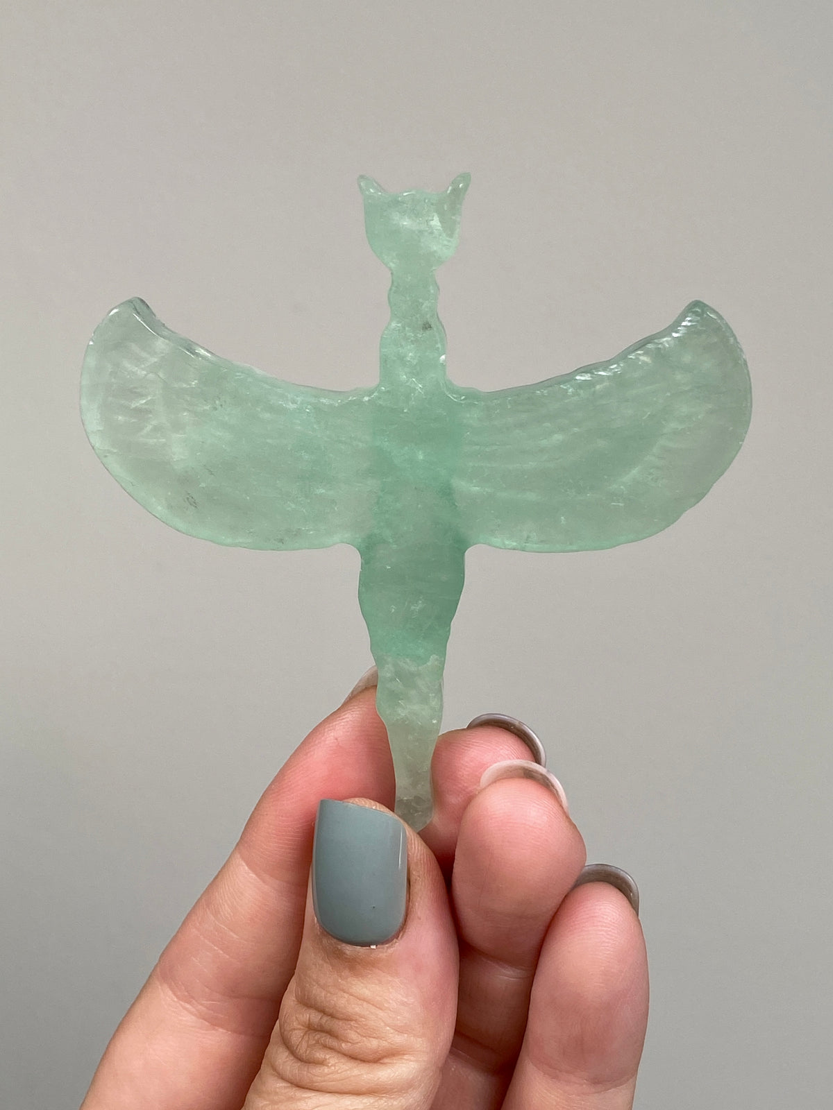 Green Fluorite Goddess Isis (B)