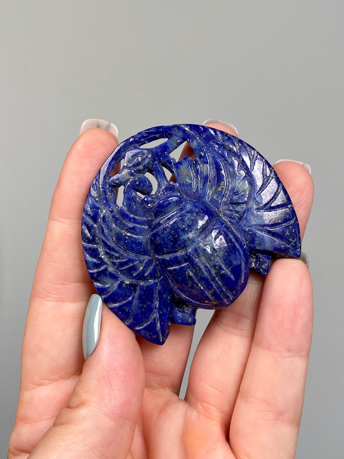 Lapis Lazuli Scarab (A)