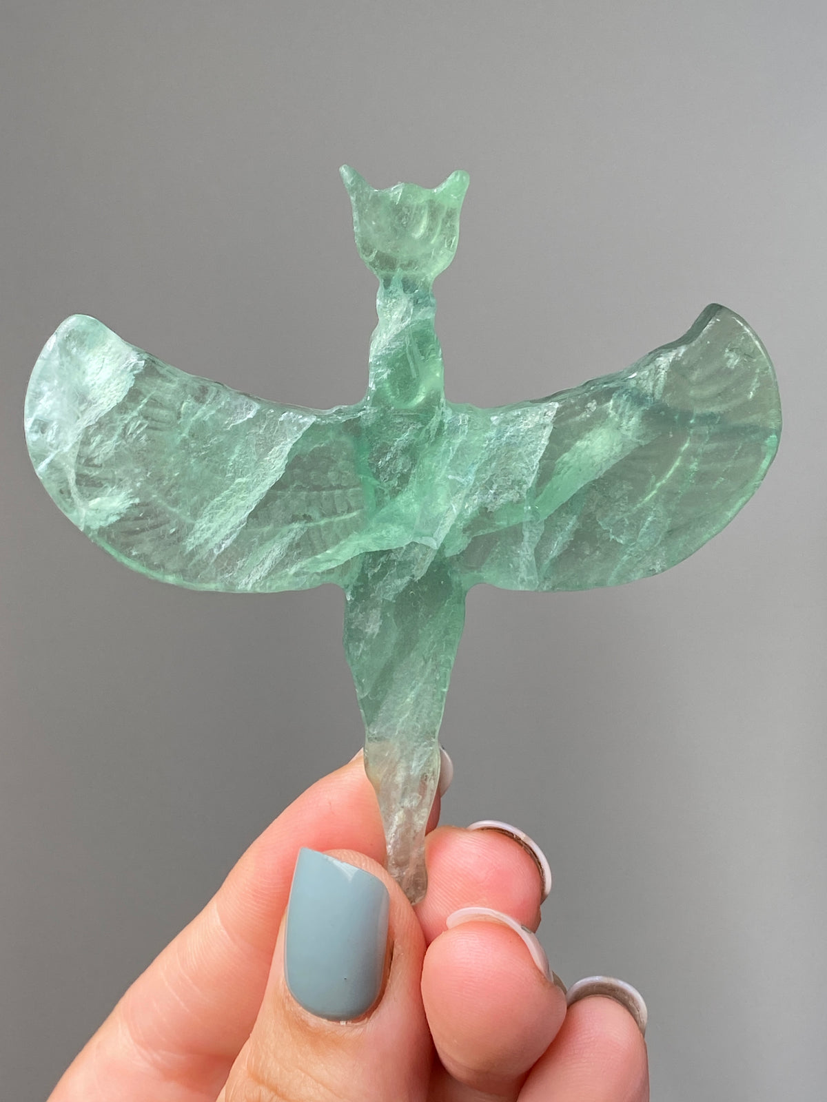 Green Fluorite Goddess Isis (C)
