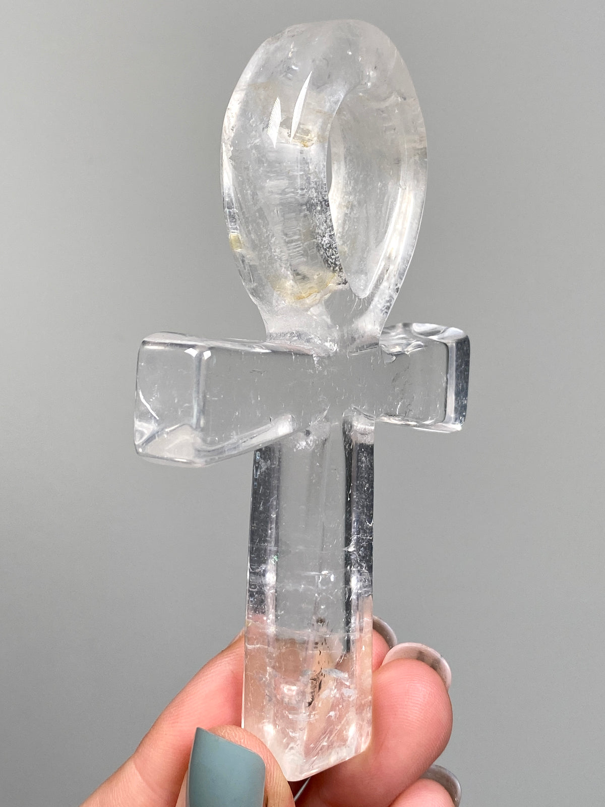 Golden Healer Quartz Ankh (A)