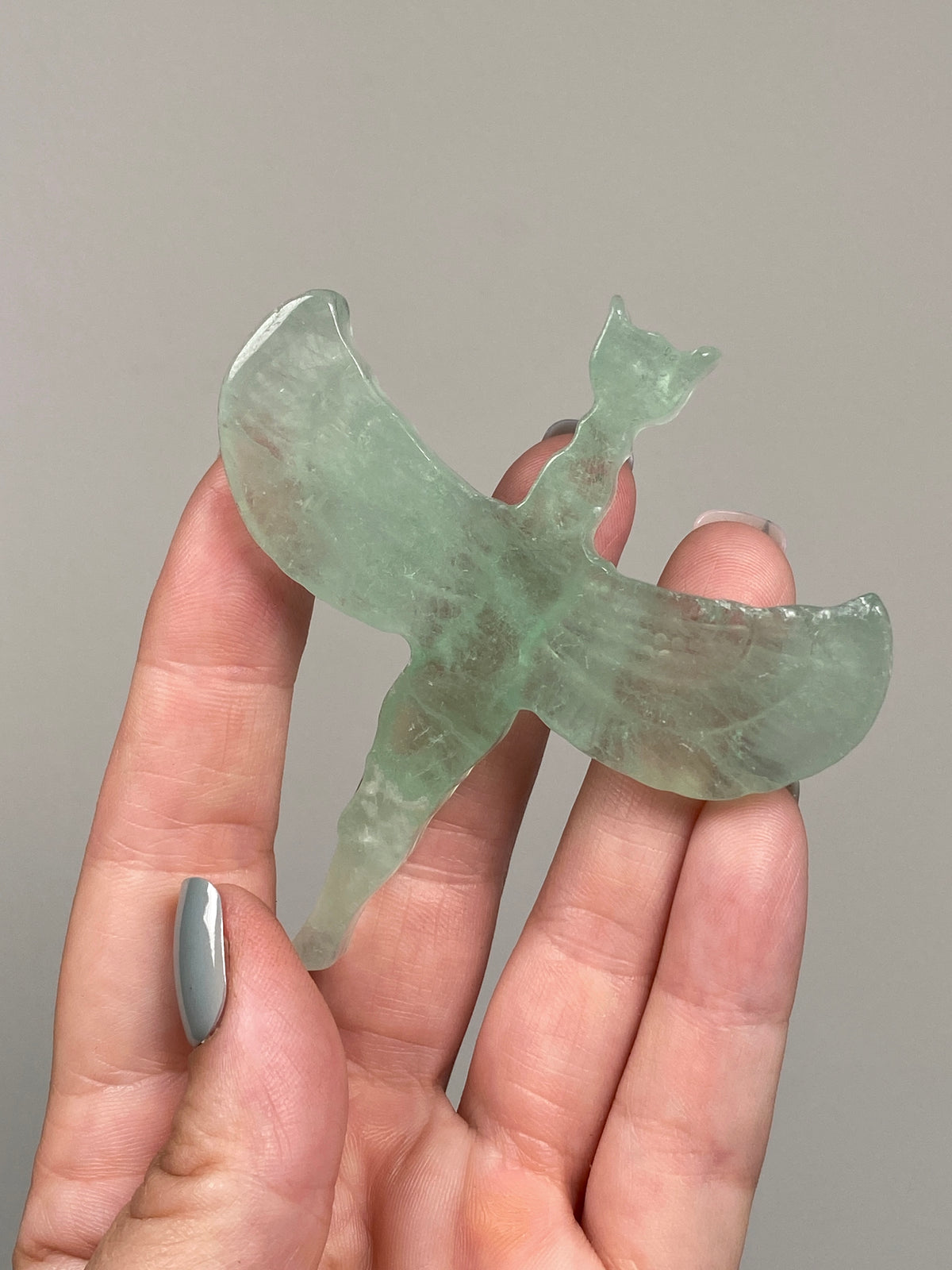Green Fluorite Goddess Isis (B)