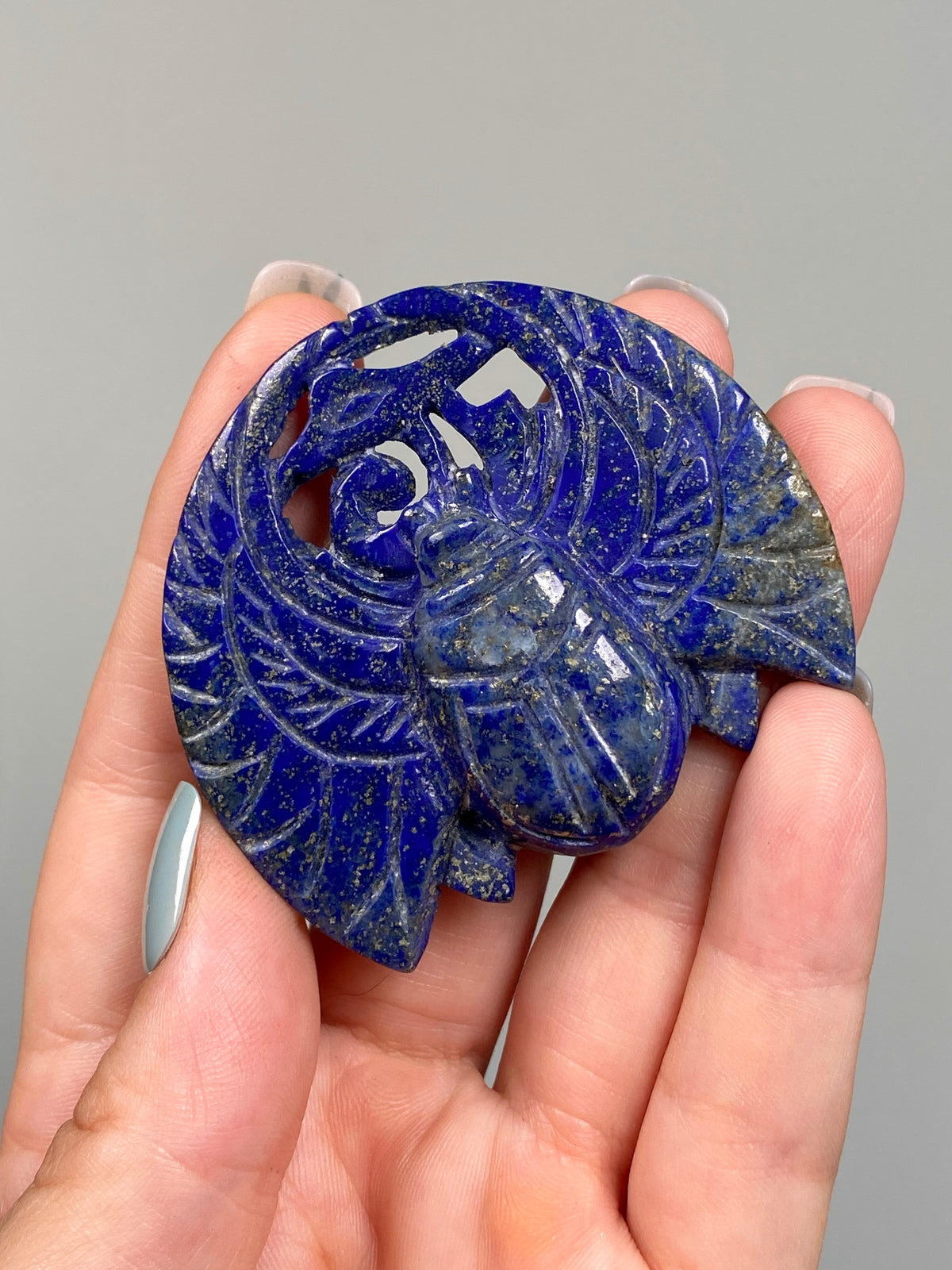 Lapis Lazuli Scarab (C)