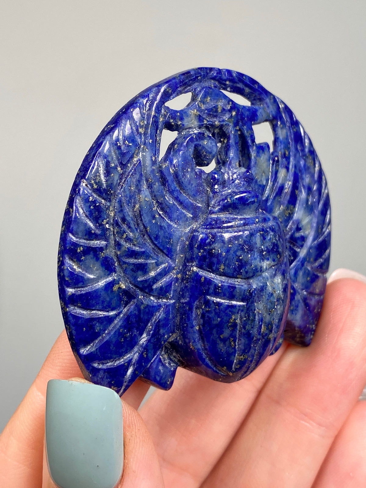 Lapis Lazuli Scarab (A)