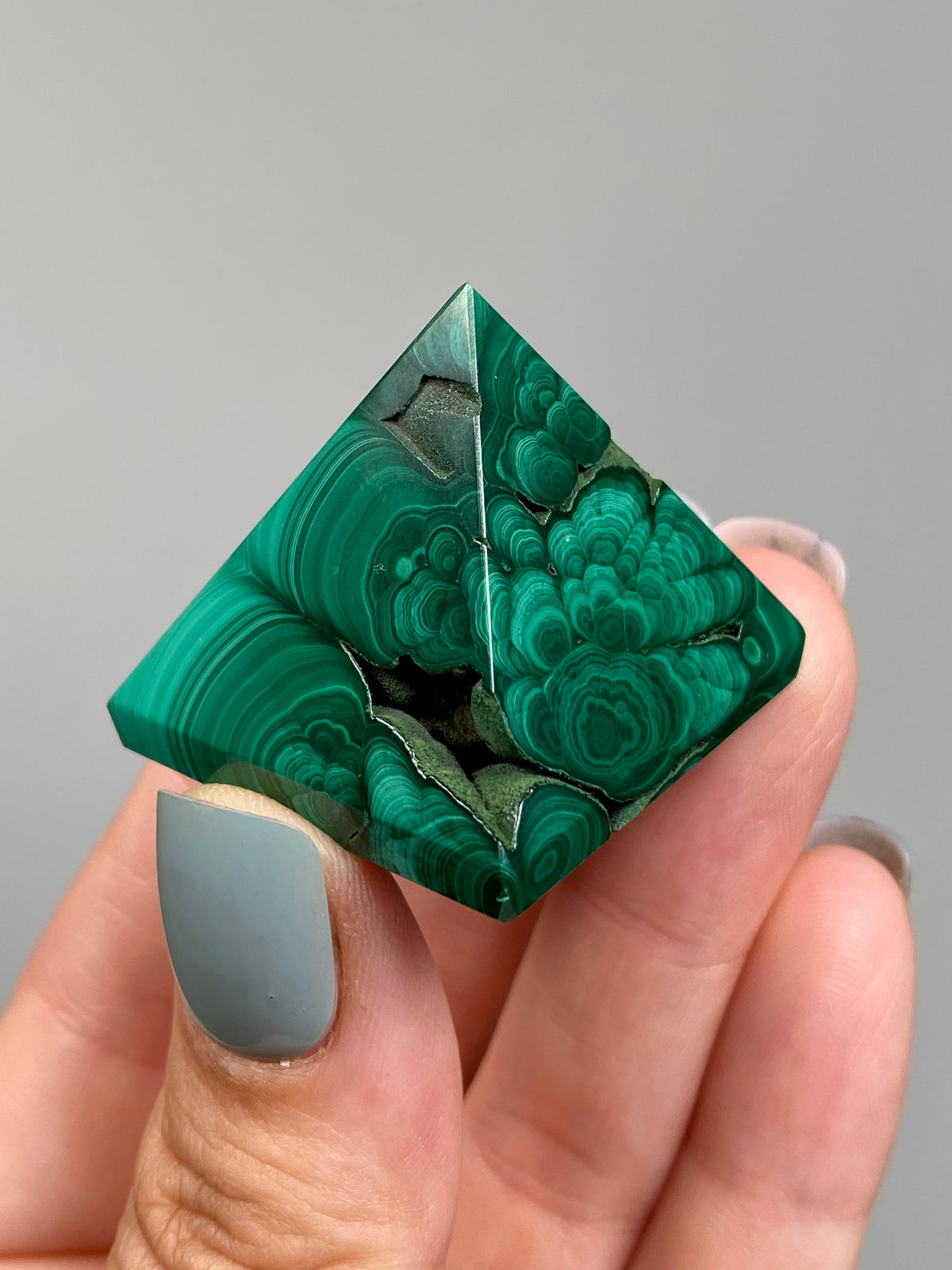 Malachite Pyramid (A)