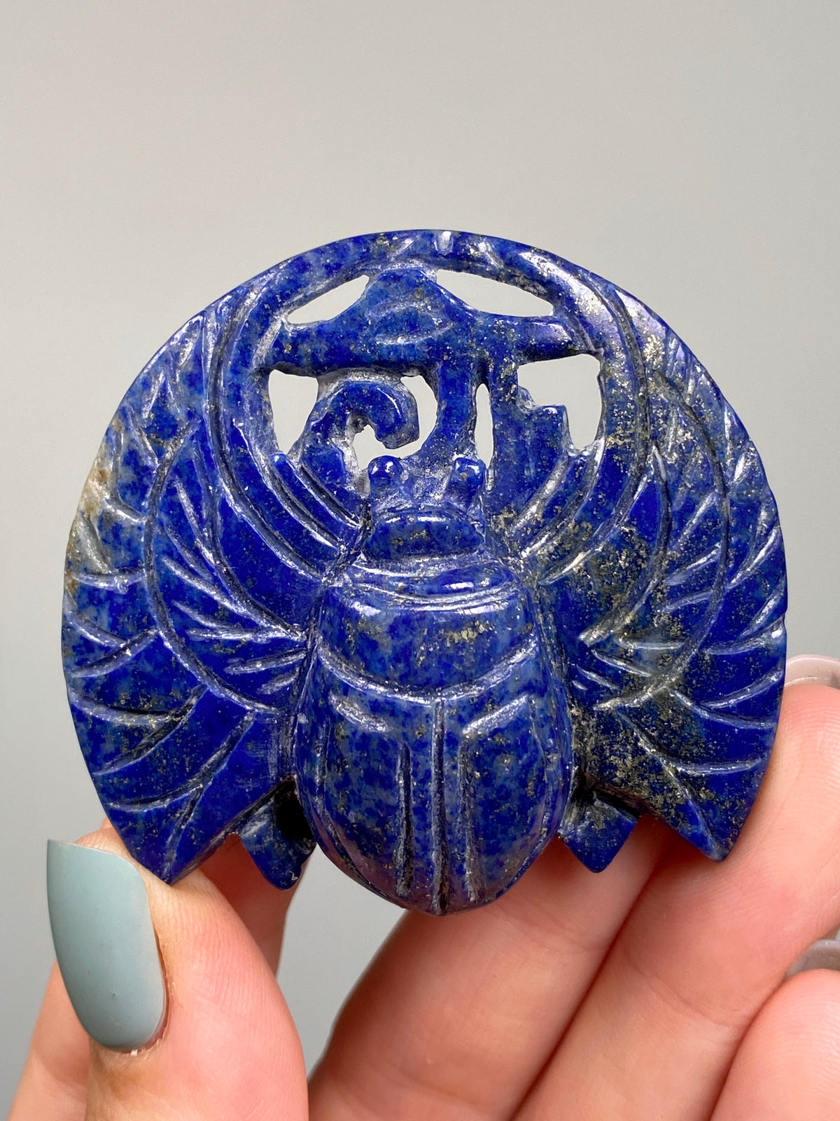 Lapis Lazuli Scarab (B)