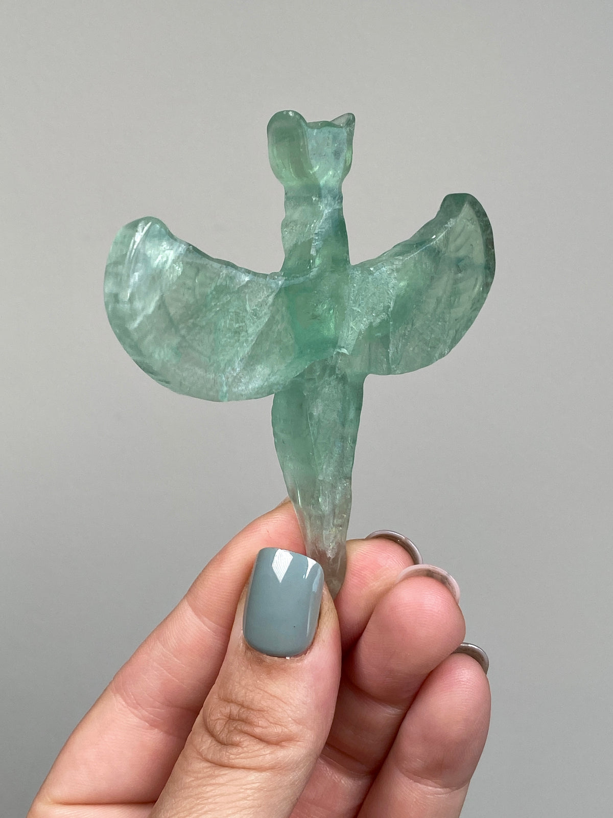 Green Fluorite Goddess Isis (C)