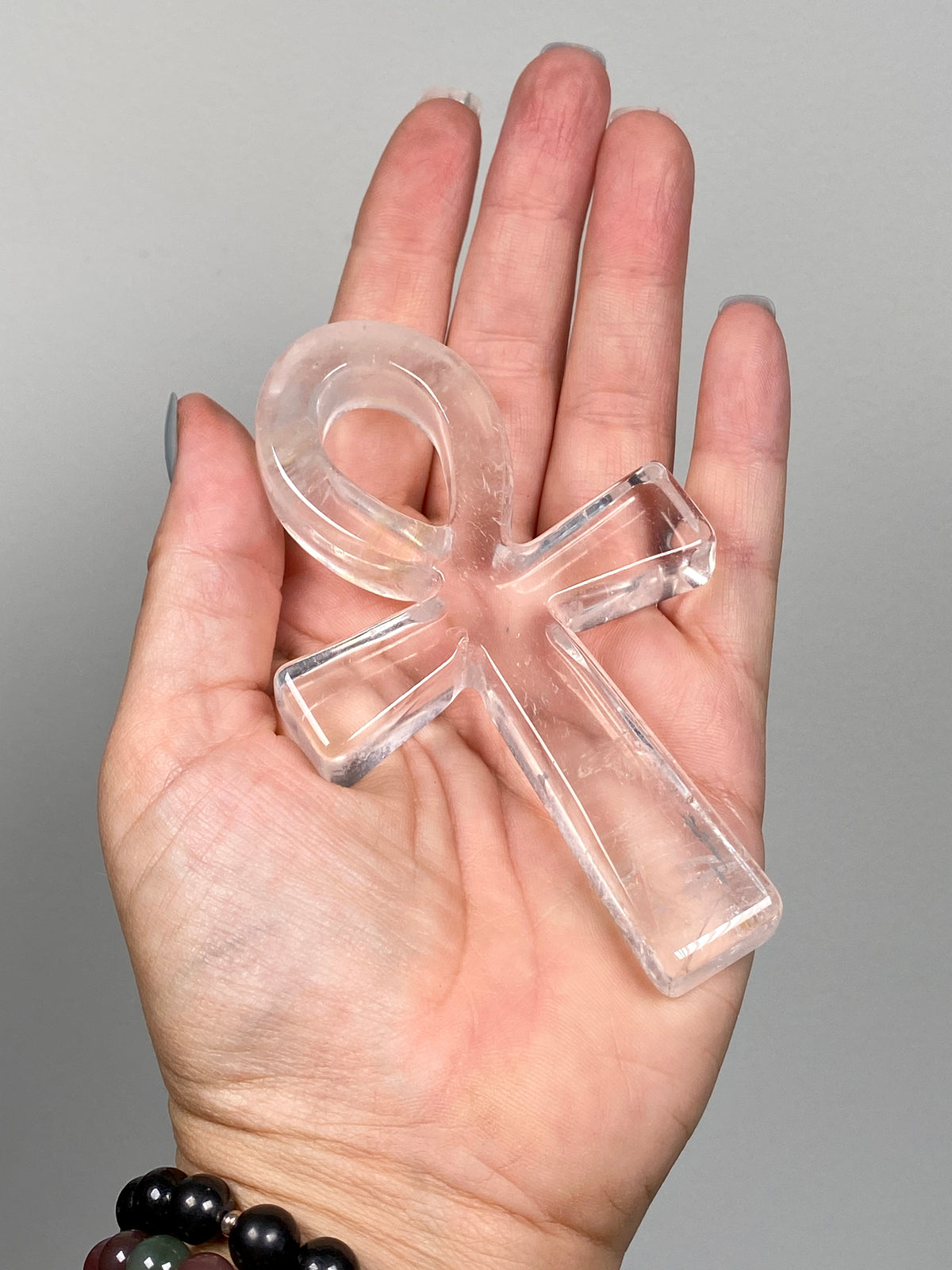 Golden Healer Quartz Ankh (A)