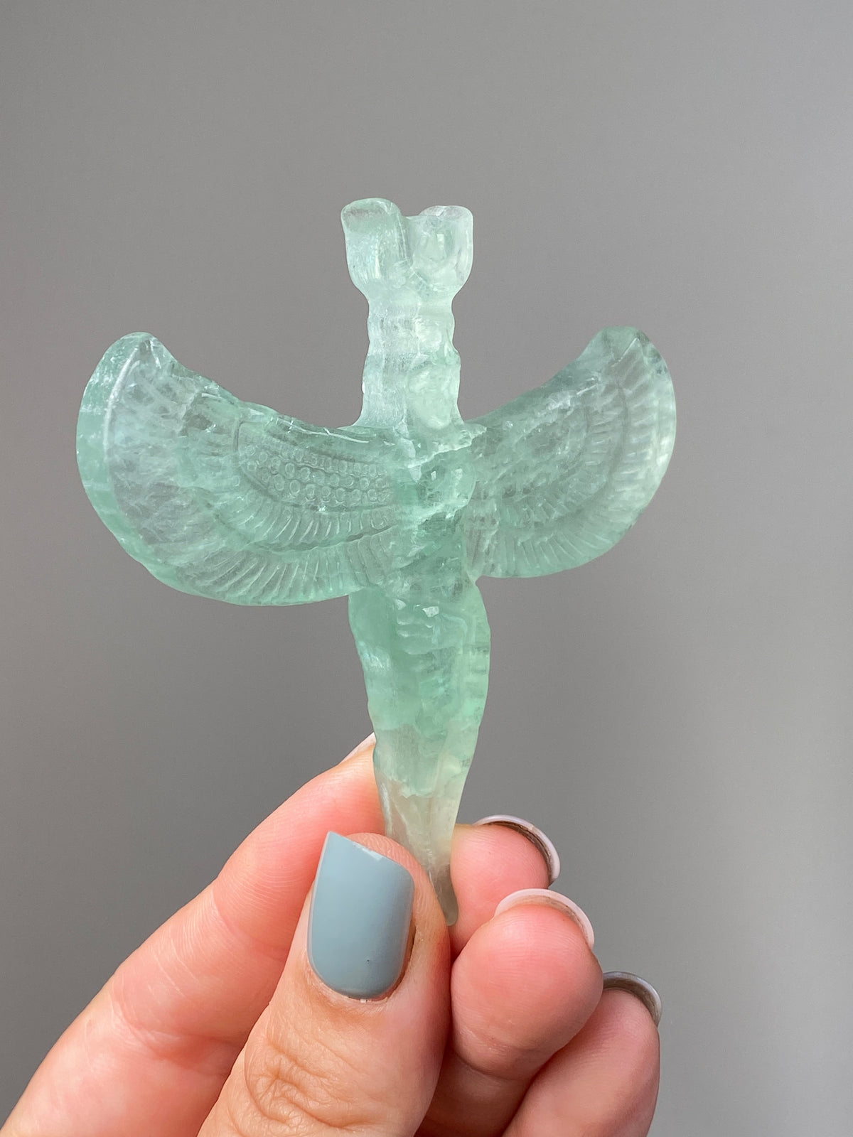 Green Fluorite Goddess Isis (B)