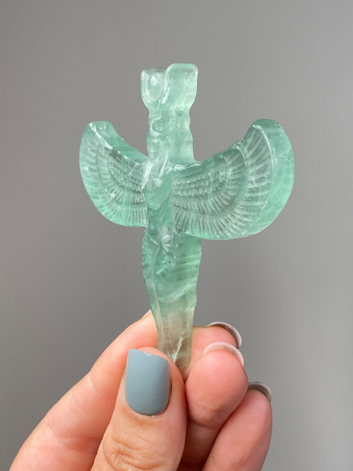 Green Fluorite Goddess Isis (E)