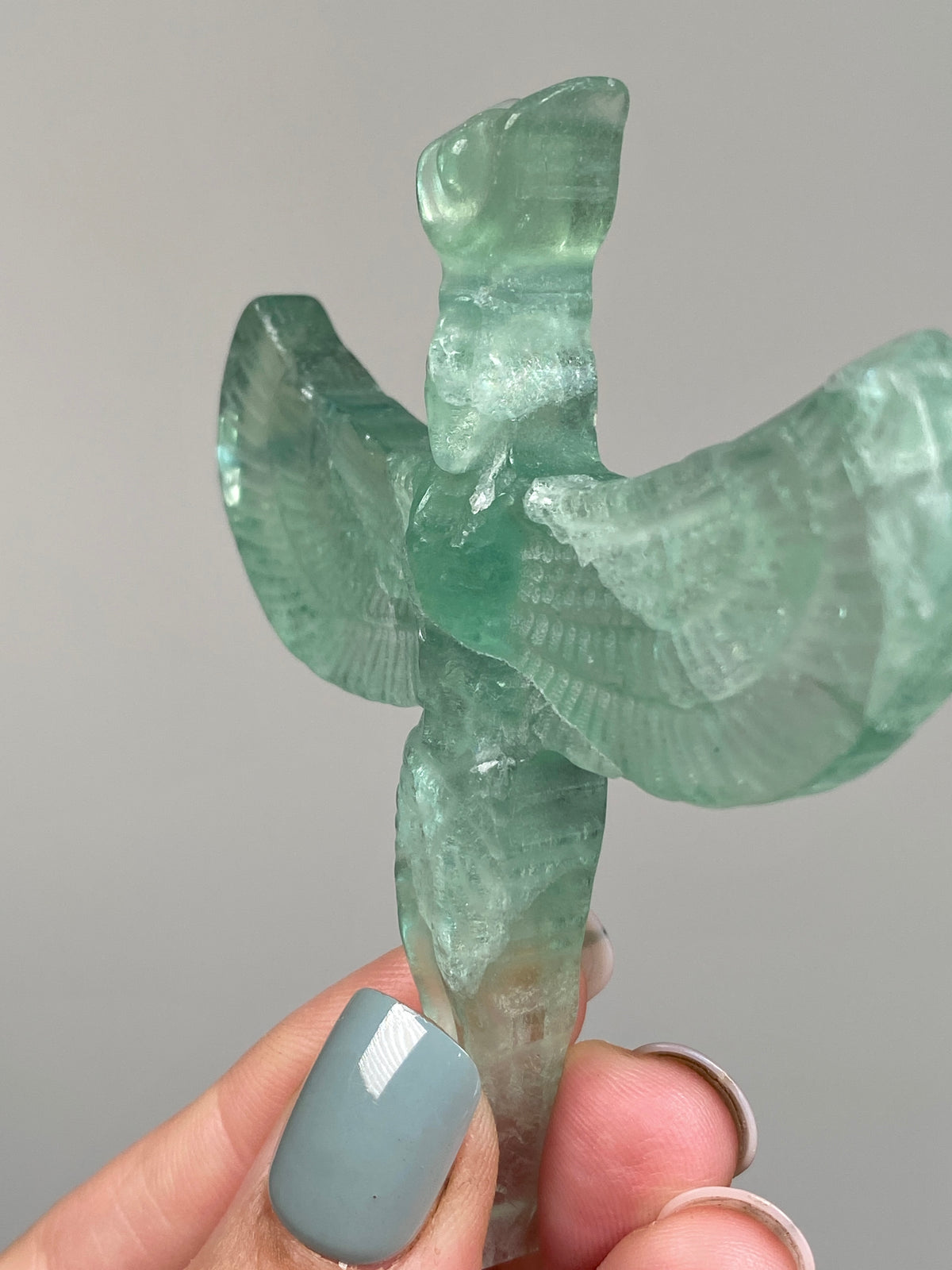 Green Fluorite Goddess Isis (C)