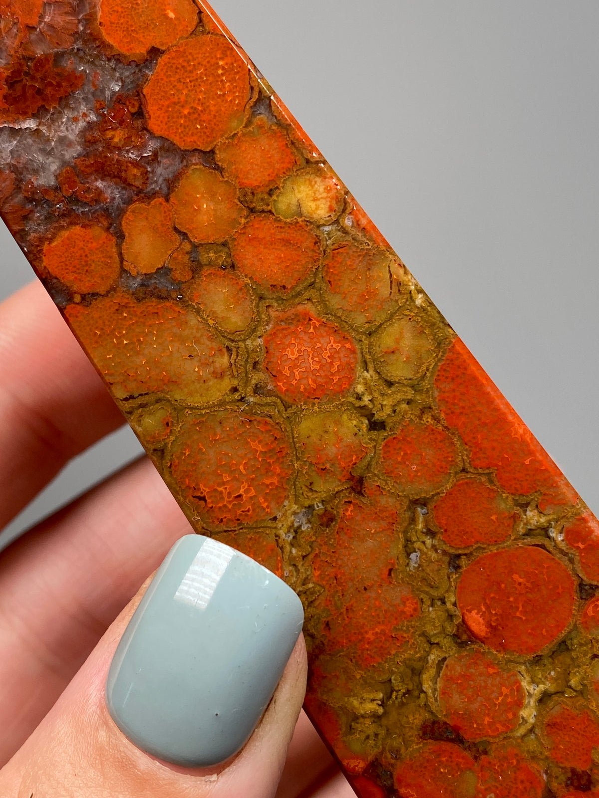 Red King Cobra Jasper Tower (B) | Red, Yellow & Pink Cobra Jasper Obelisk with Quartz