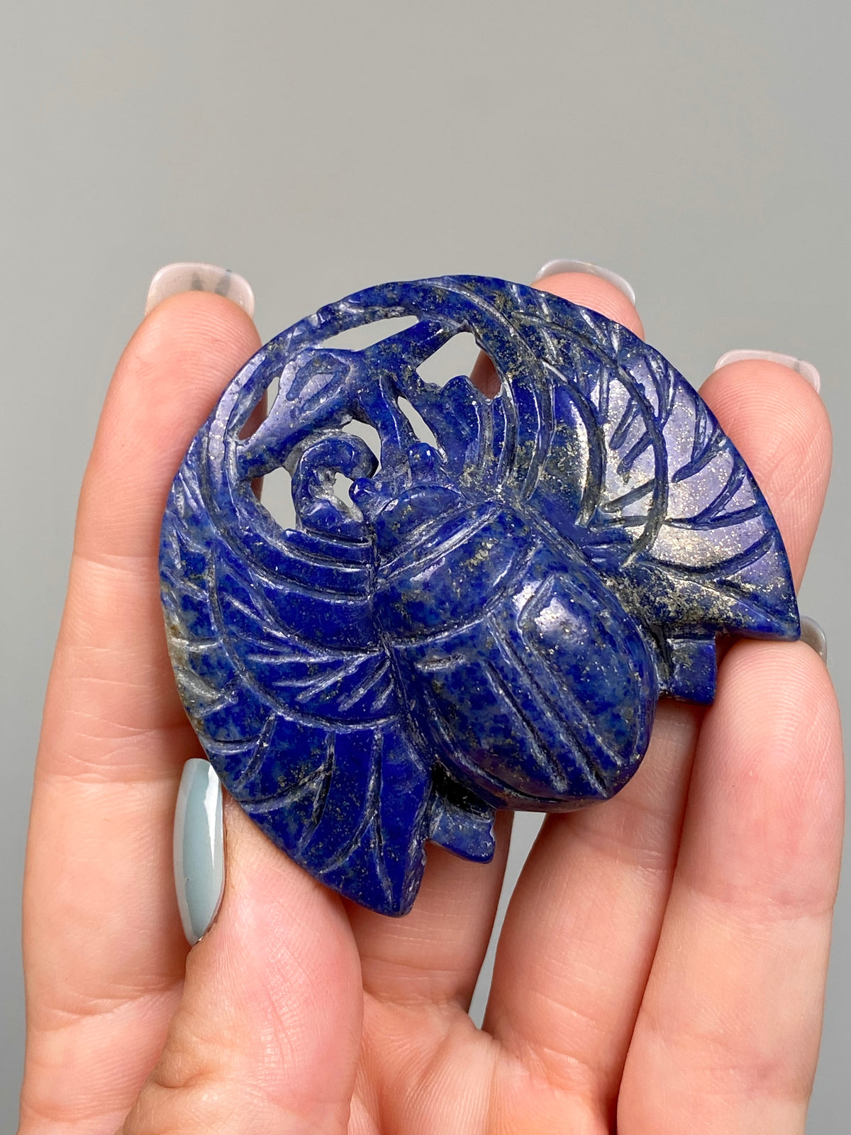 Lapis Lazuli Scarab (B)