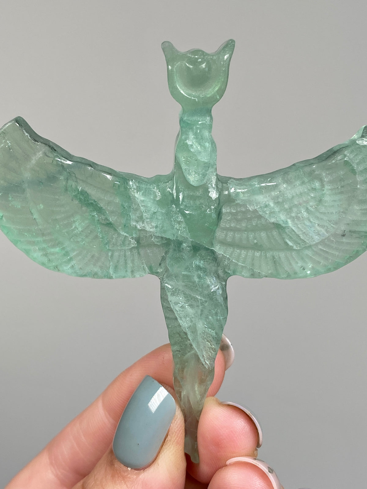 Green Fluorite Goddess Isis (C)