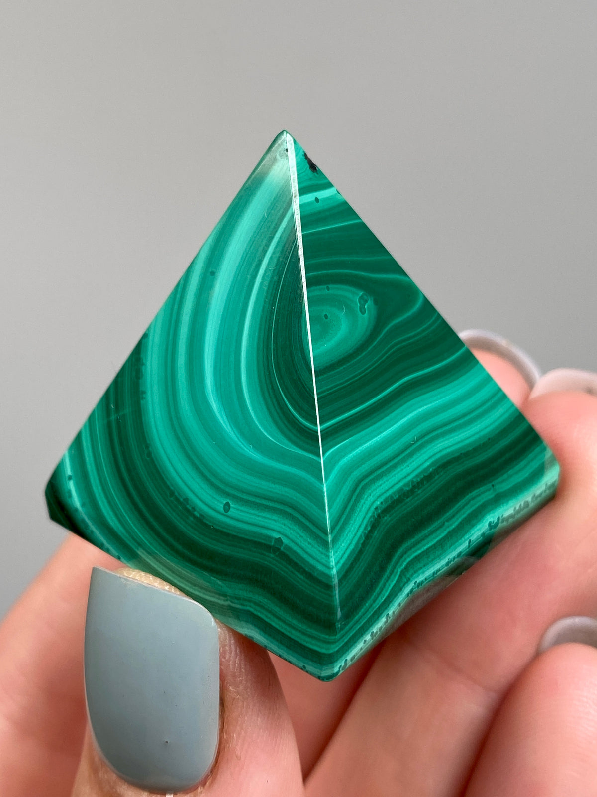 Malachite Pyramid (B)