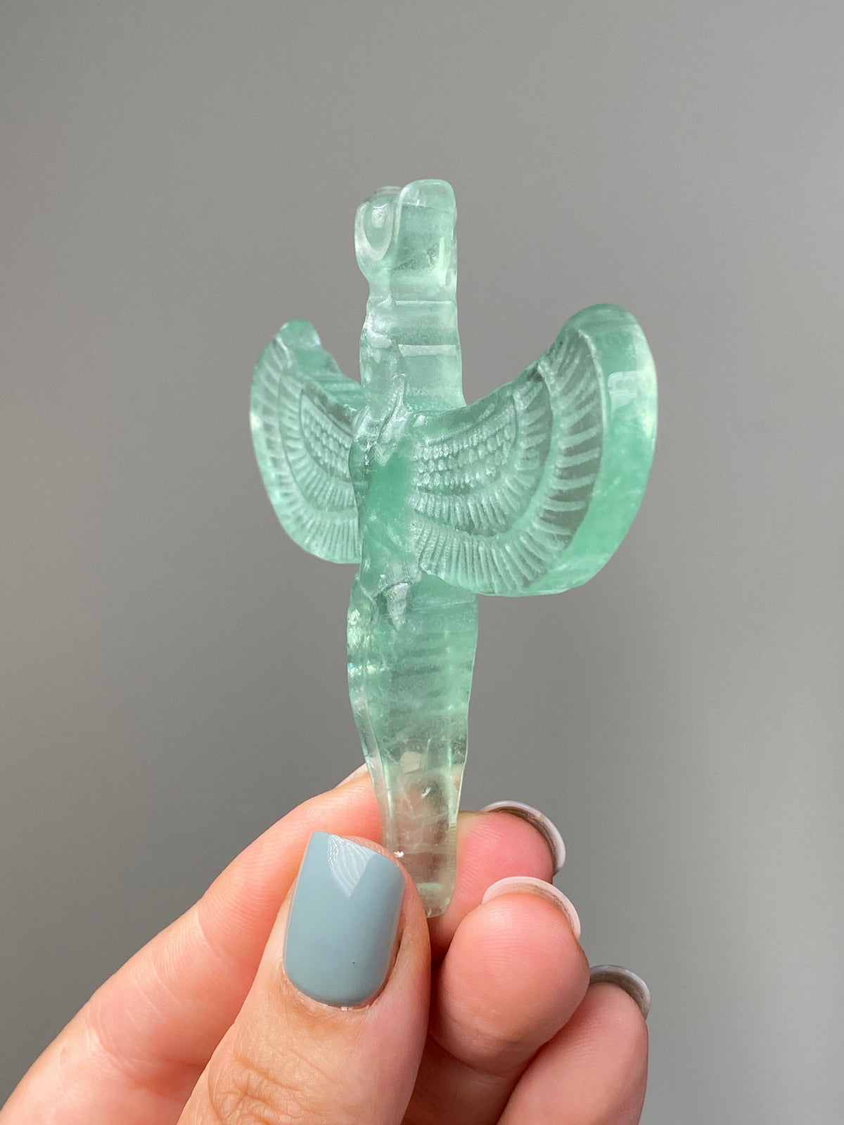Green Fluorite Goddess Isis (A)