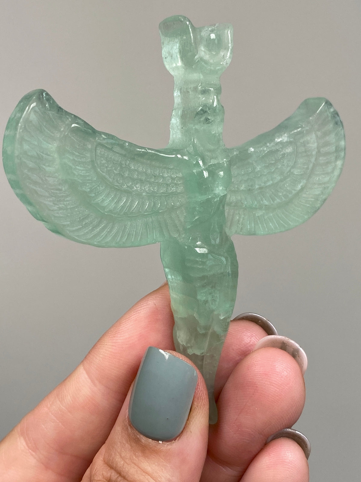 Green Fluorite Goddess Isis (B)