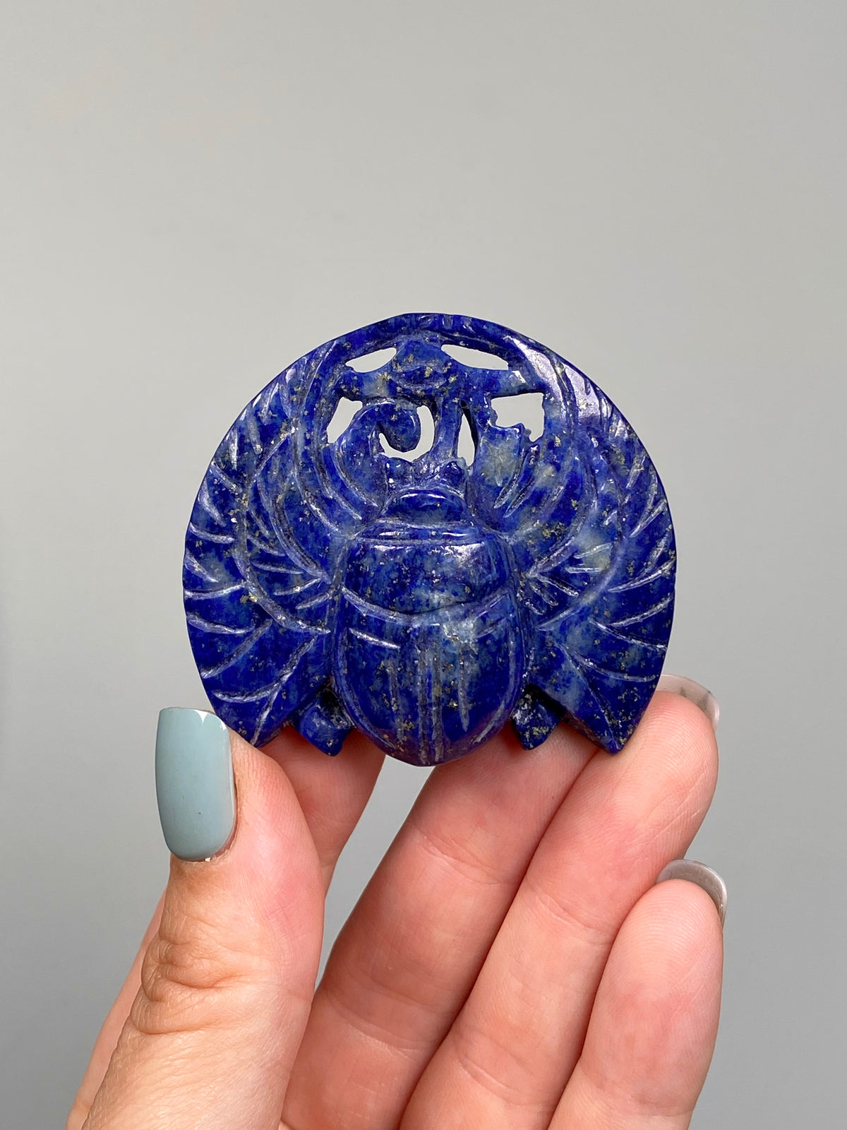Lapis Lazuli Scarab (A)
