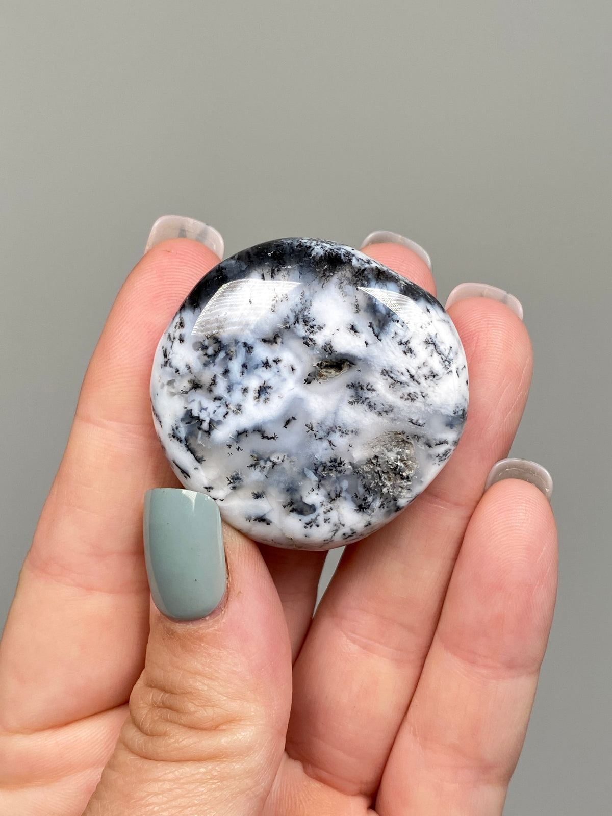 Turkish Dendritic Opal Flat Stone (L)