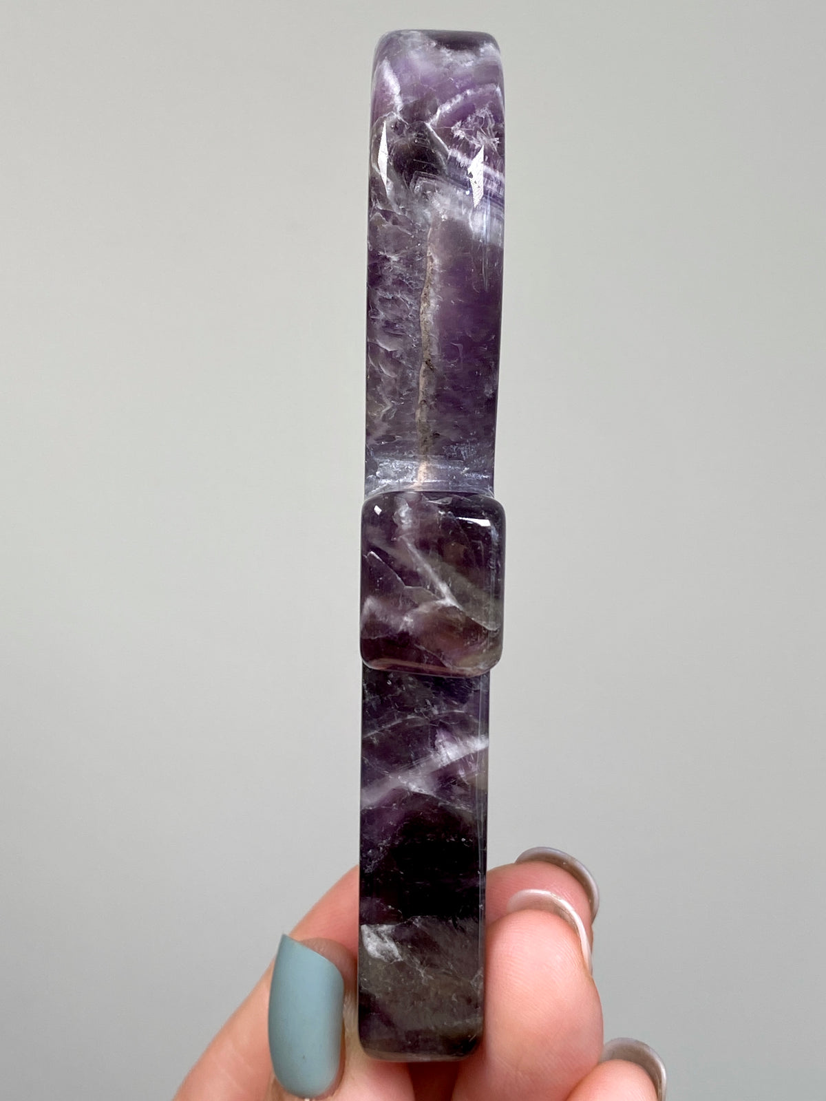 Dream Amethyst Ankh (C) | Chevron Amethyst