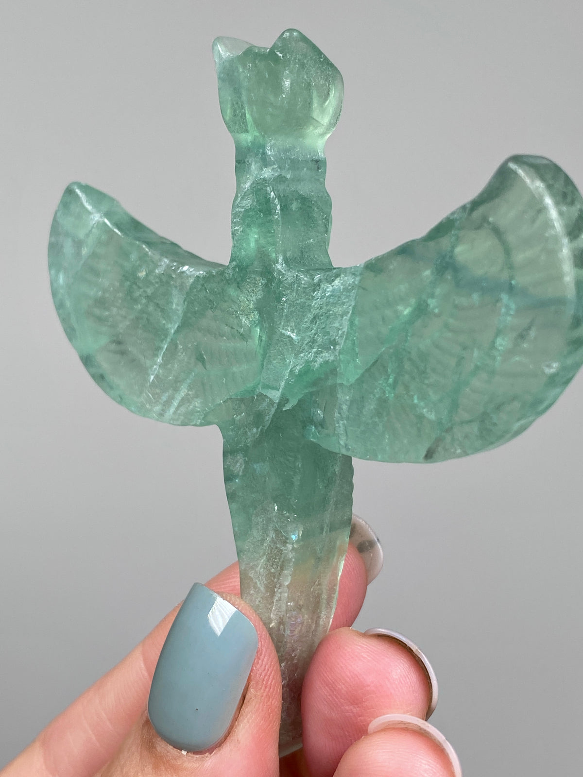 Green Fluorite Goddess Isis (C)