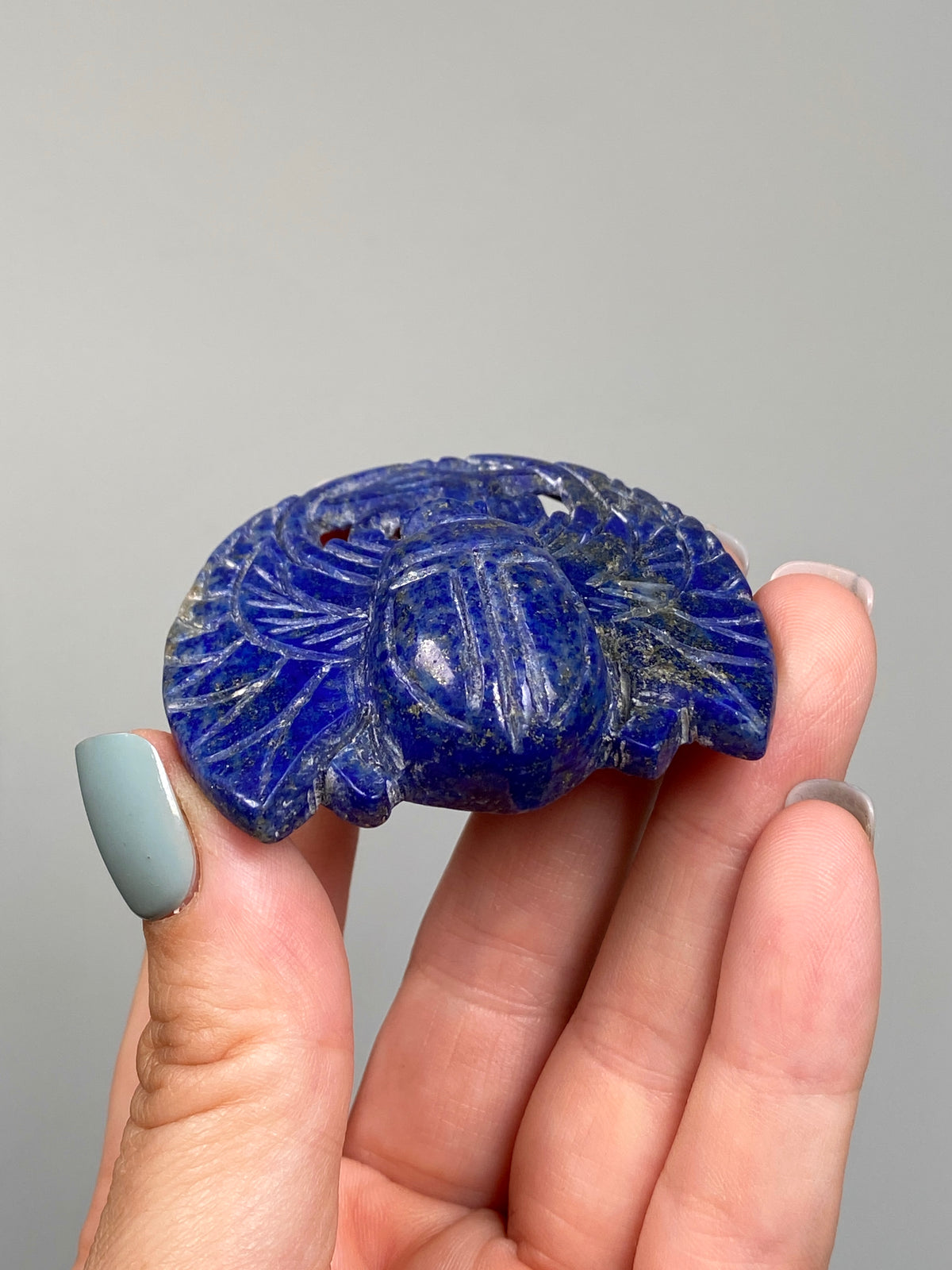 Lapis Lazuli Scarab (B)
