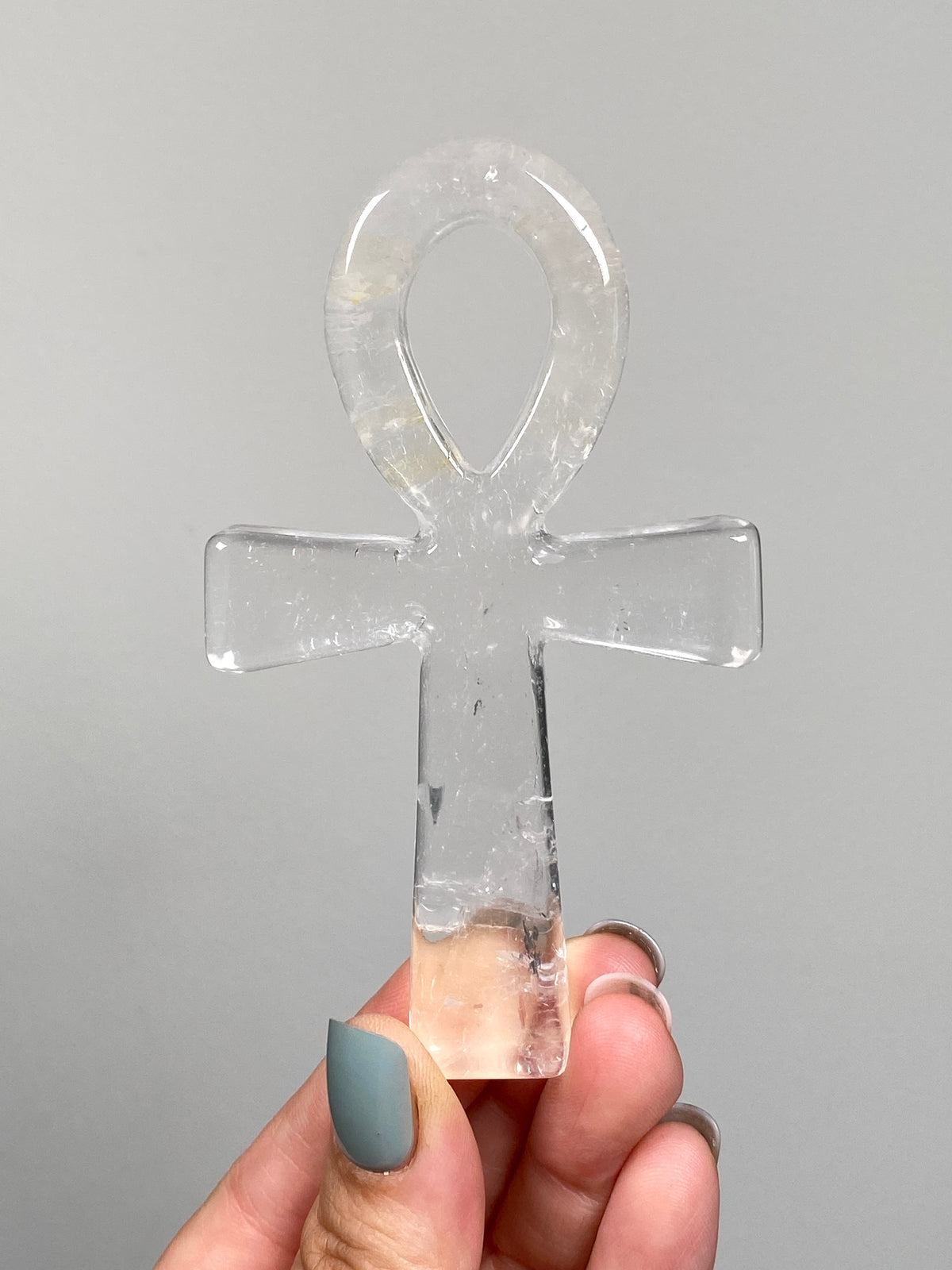 Golden Healer Quartz Ankh (A)