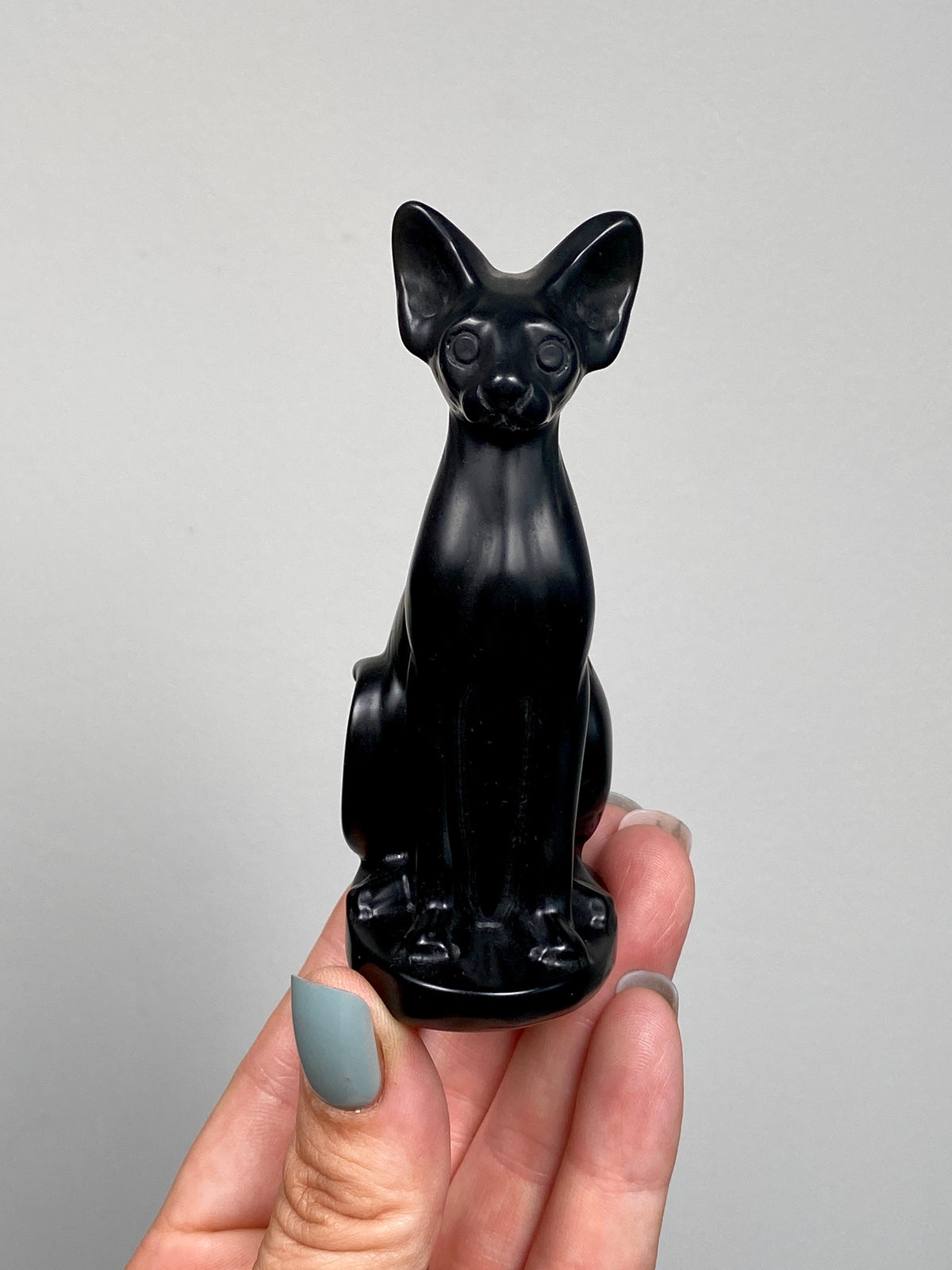 Black Obsidian Egyptian Bastet Cat