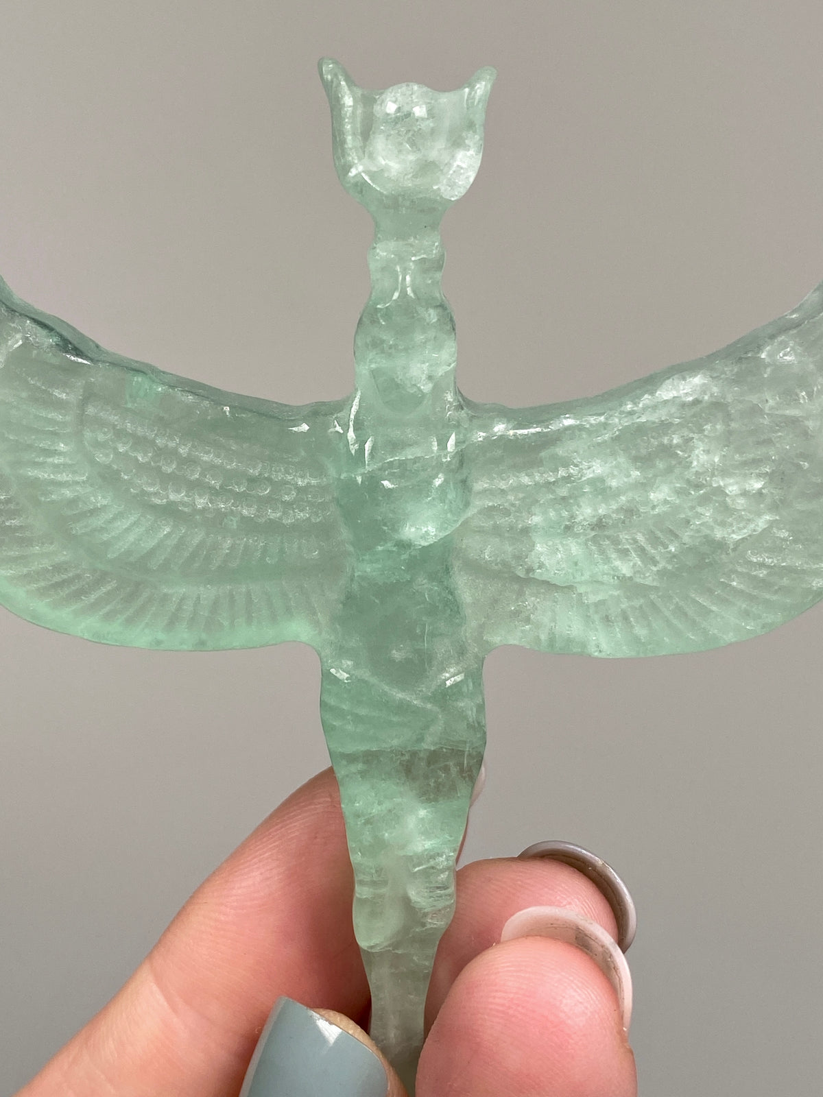 Green Fluorite Goddess Isis (B)
