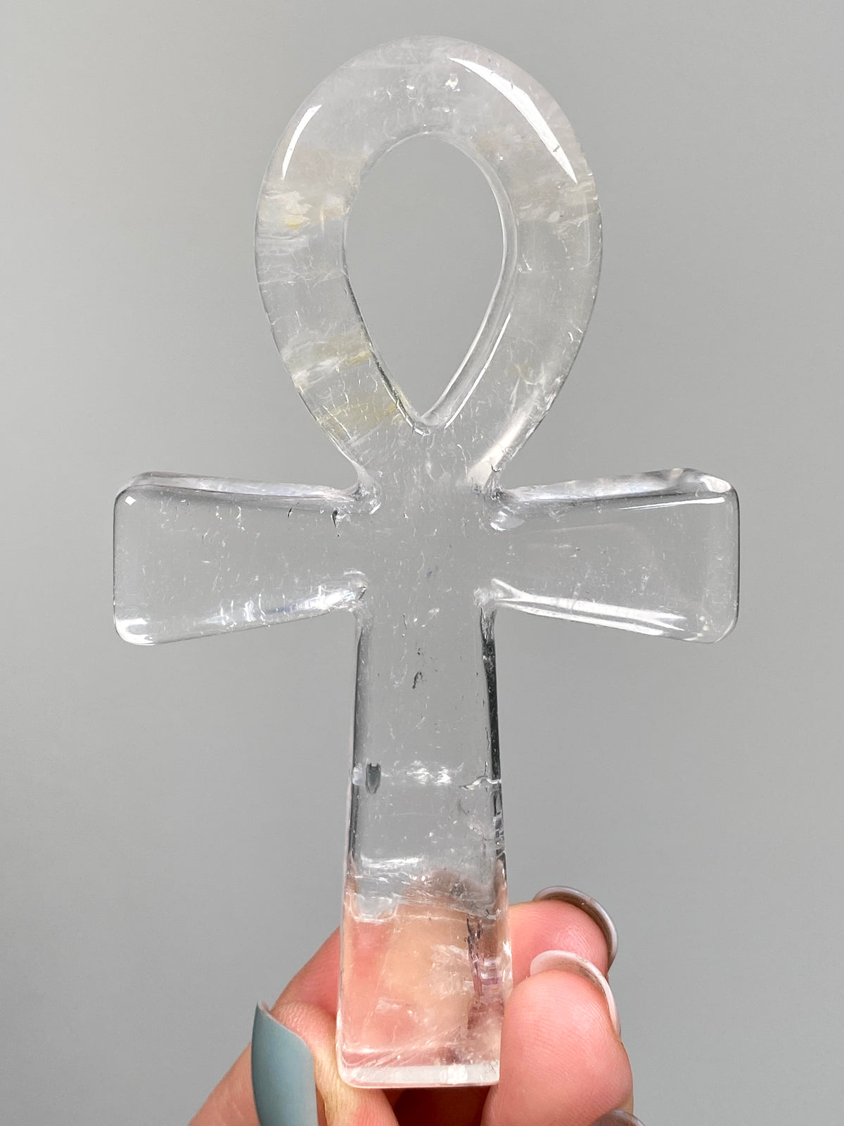 Golden Healer Quartz Ankh (A)
