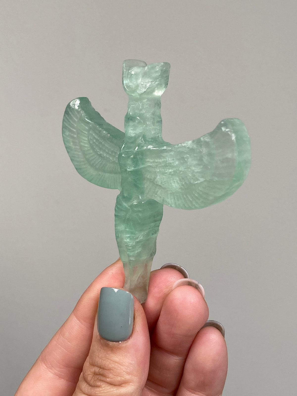 Green Fluorite Goddess Isis (B)