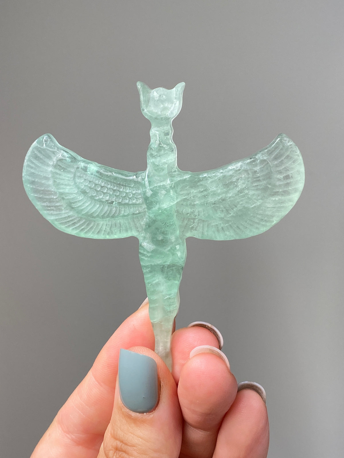 Green Fluorite Goddess Isis (B)