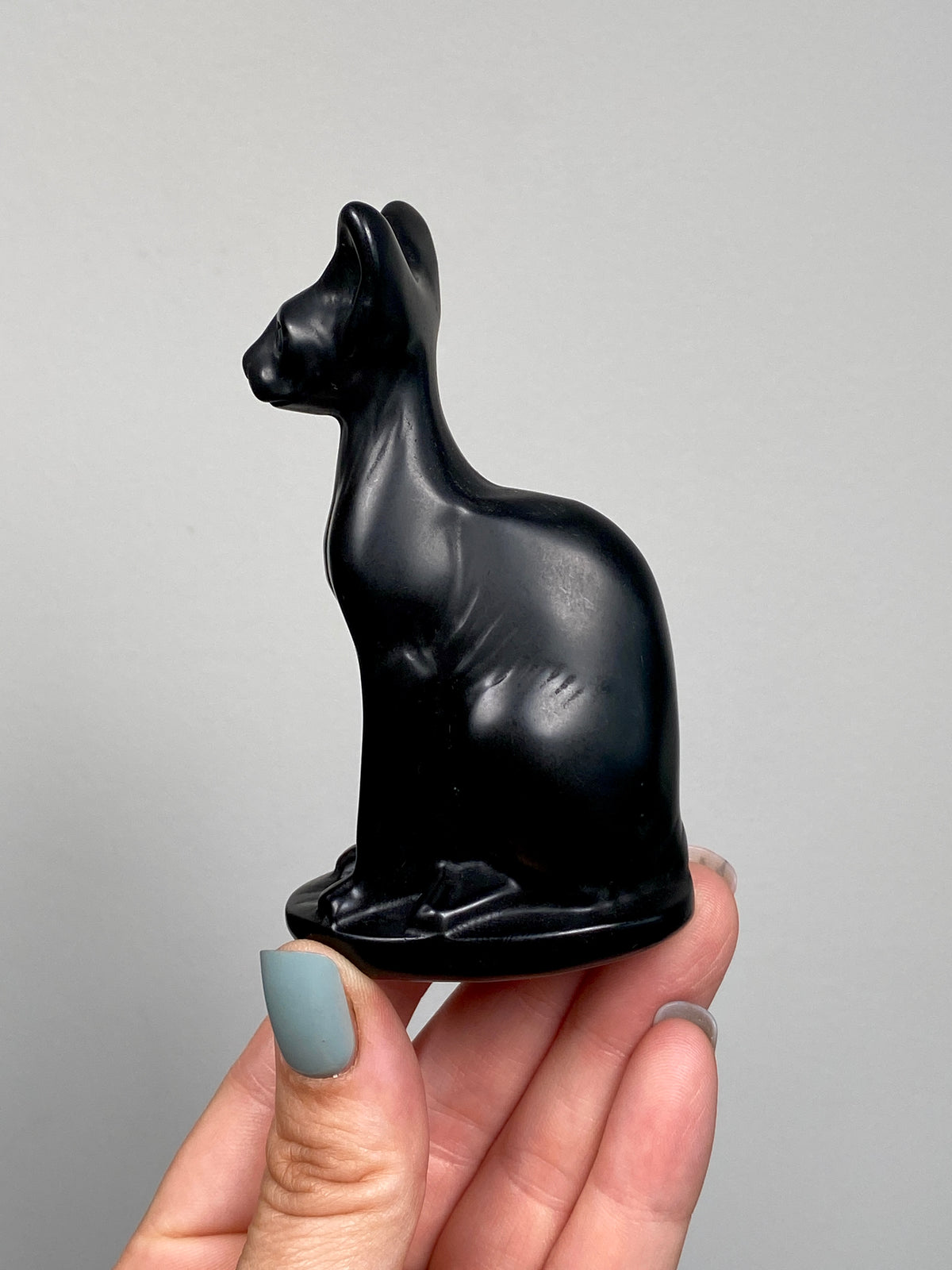 Black Obsidian Egyptian Bastet Cat