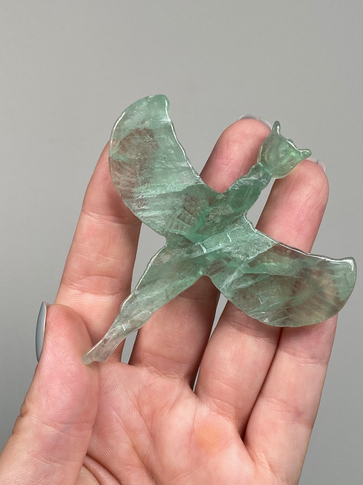 Green Fluorite Goddess Isis (C)
