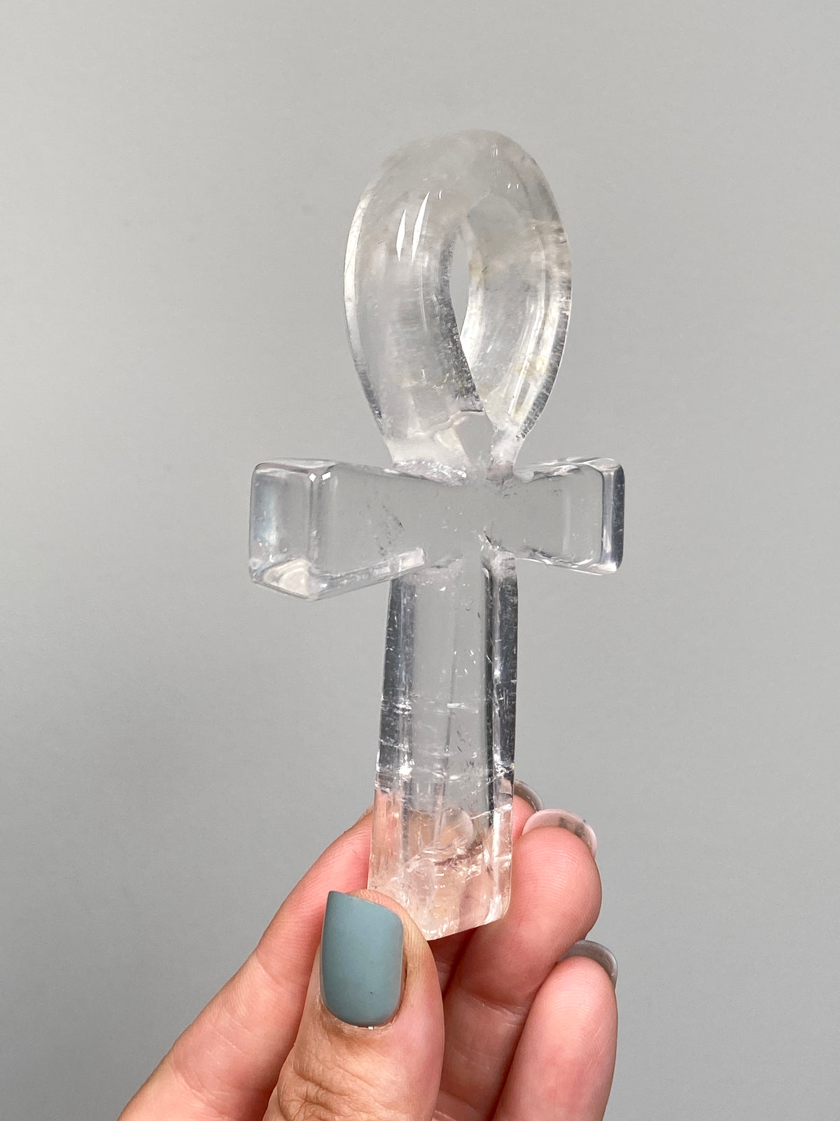Golden Healer Quartz Ankh (A)