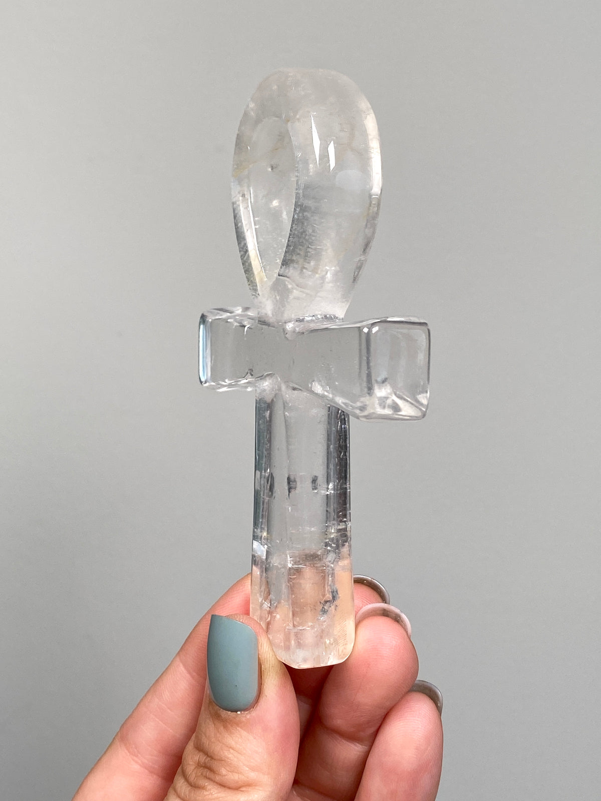Golden Healer Quartz Ankh (A)
