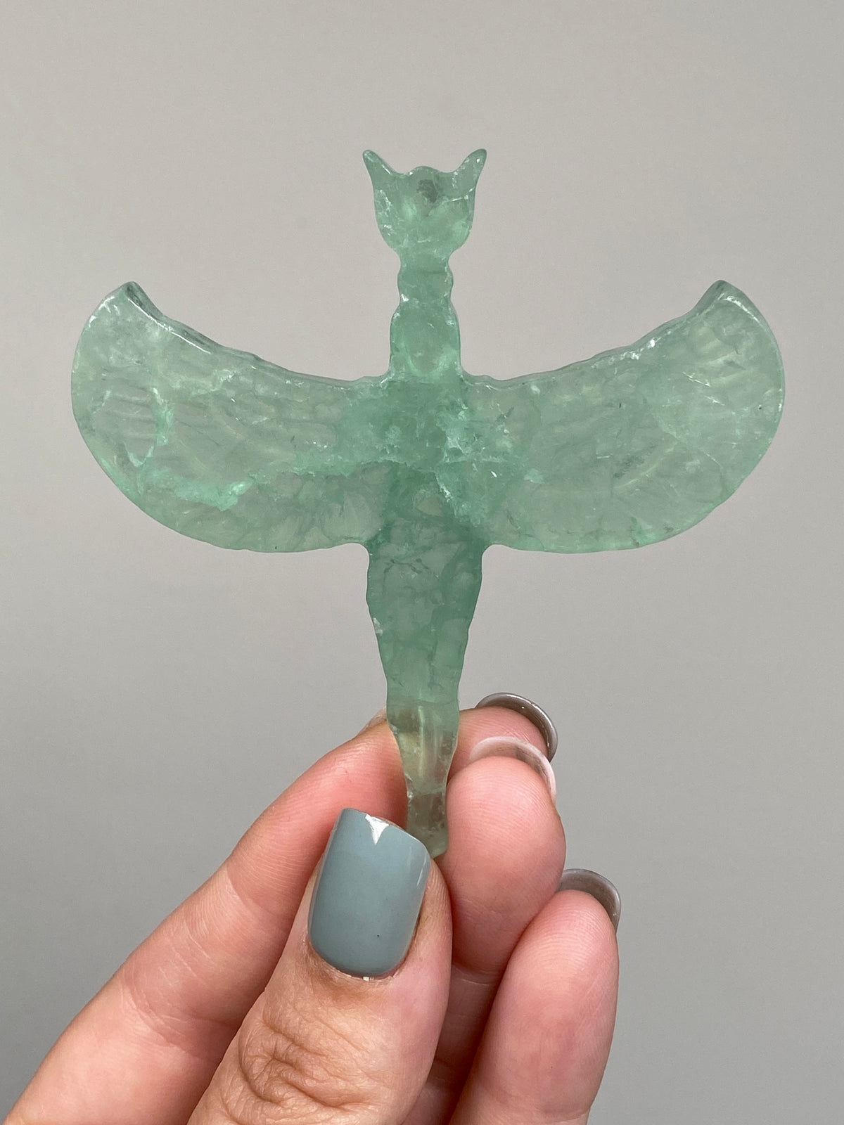 Green Fluorite Goddess Isis (D)