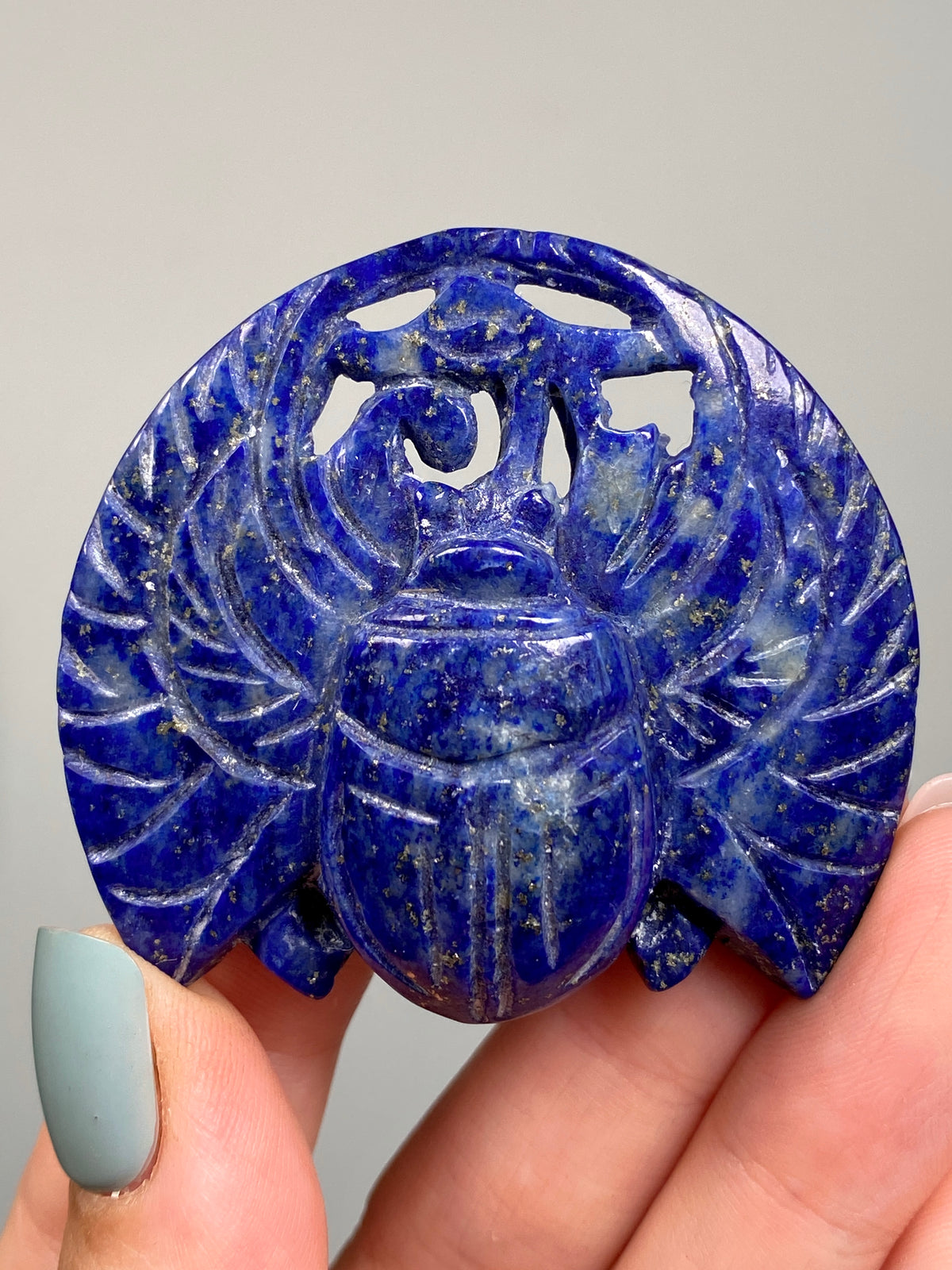 Lapis Lazuli Scarab (A)