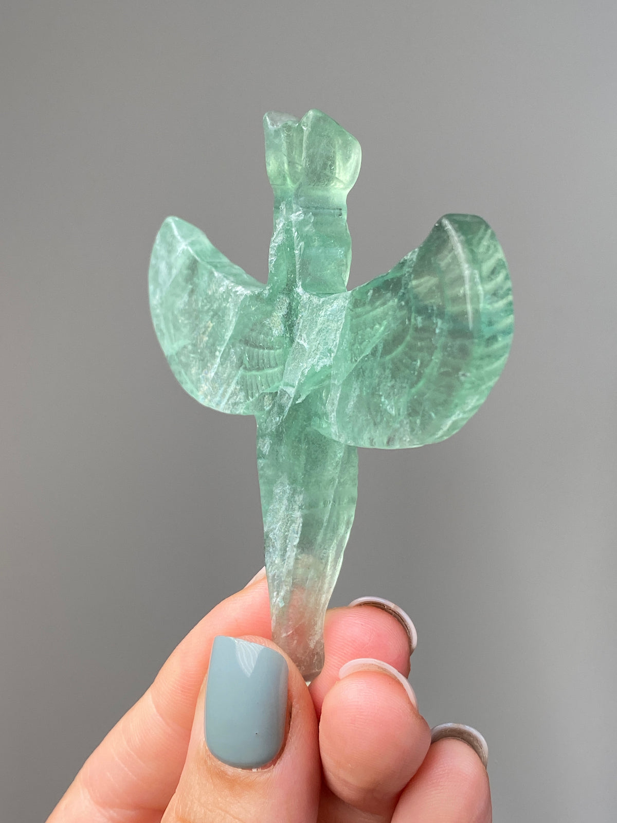 Green Fluorite Goddess Isis (C)