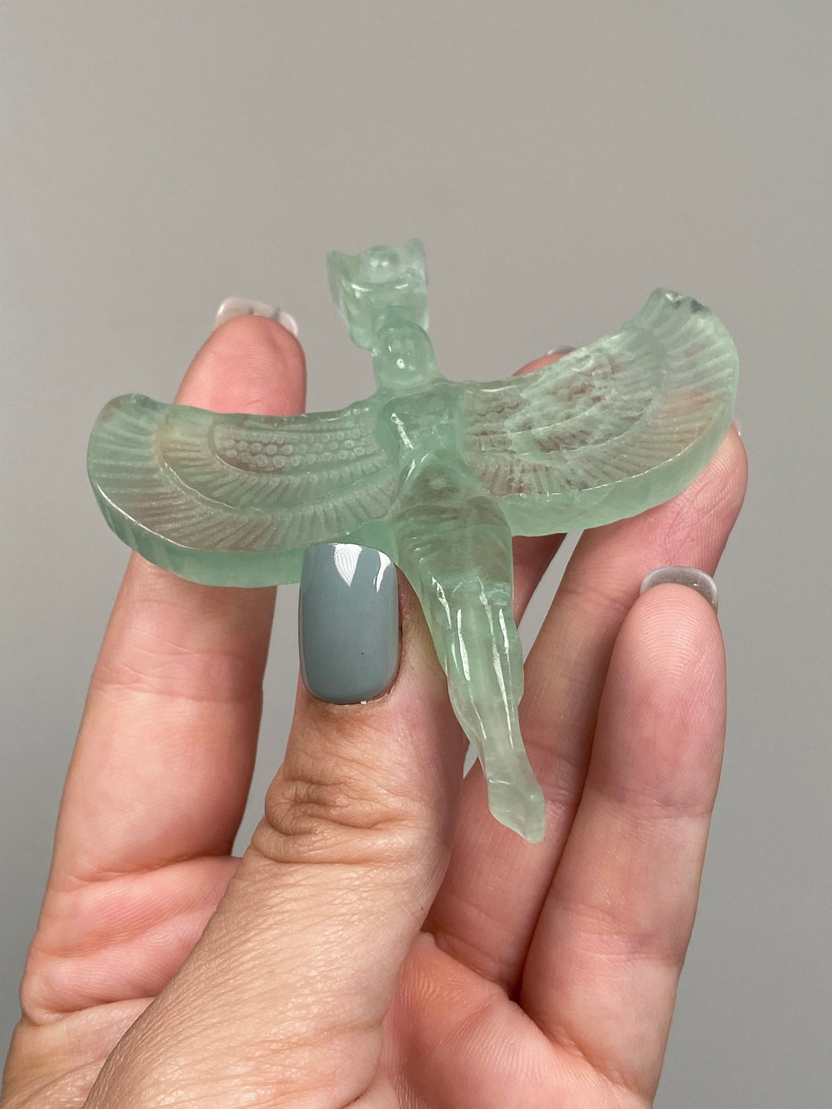 Green Fluorite Goddess Isis (B)