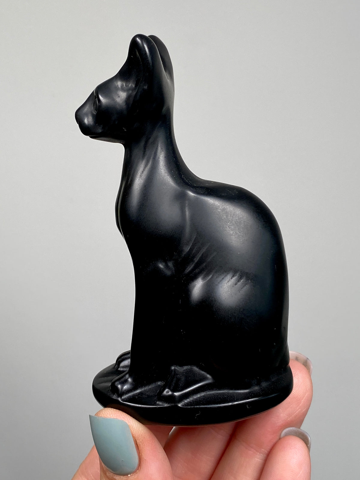 Black Obsidian Egyptian Bastet Cat