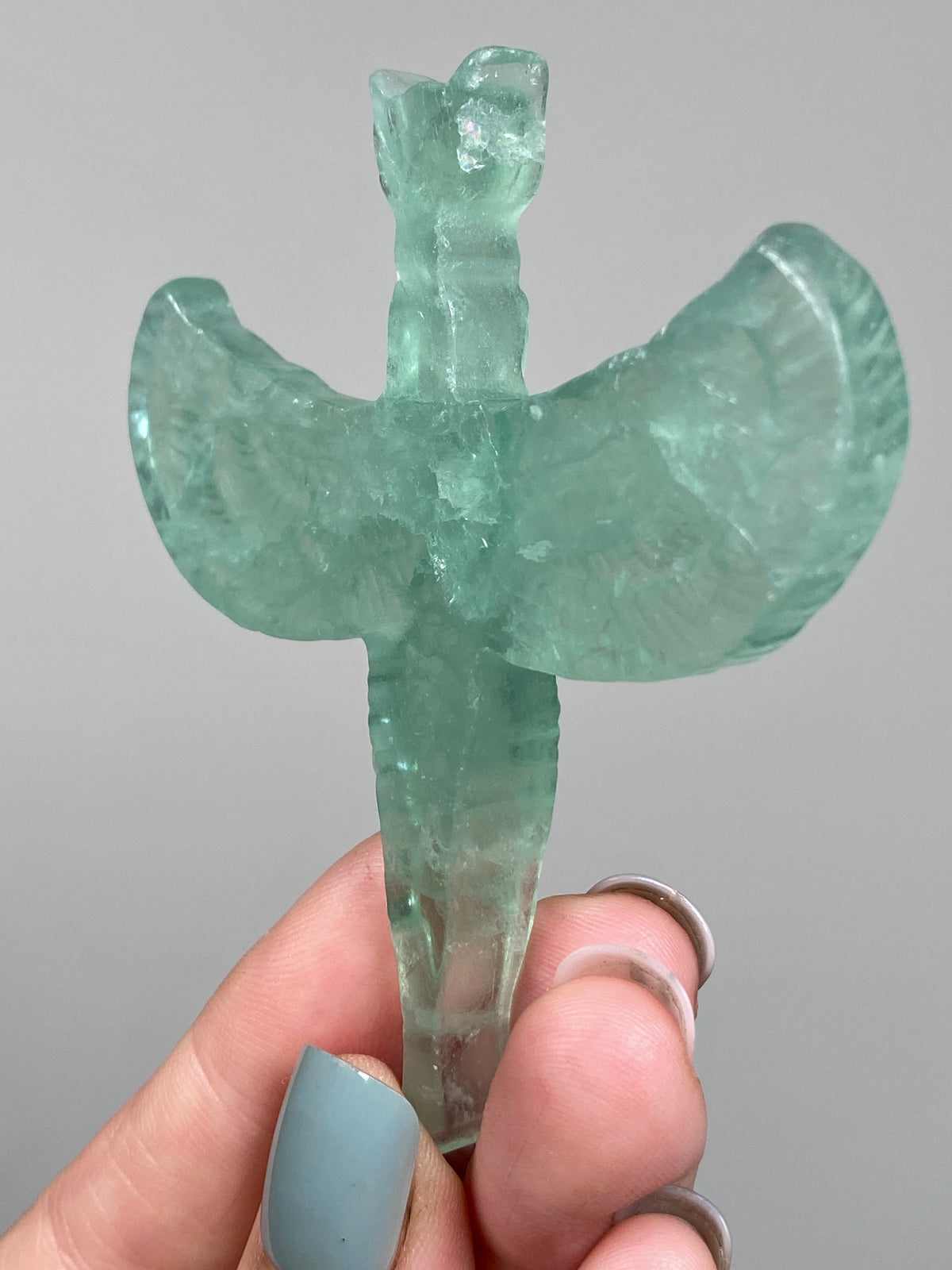 Green Fluorite Goddess Isis (D)