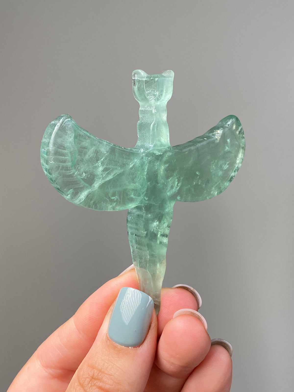 Green Fluorite Goddess Isis (A)