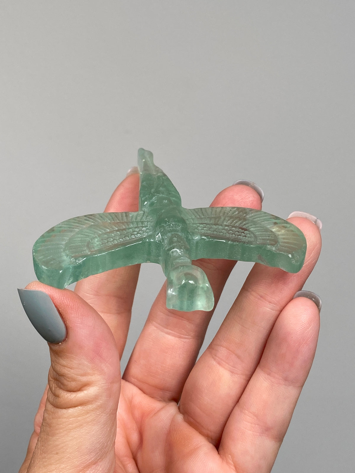 Green Fluorite Goddess Isis (A)